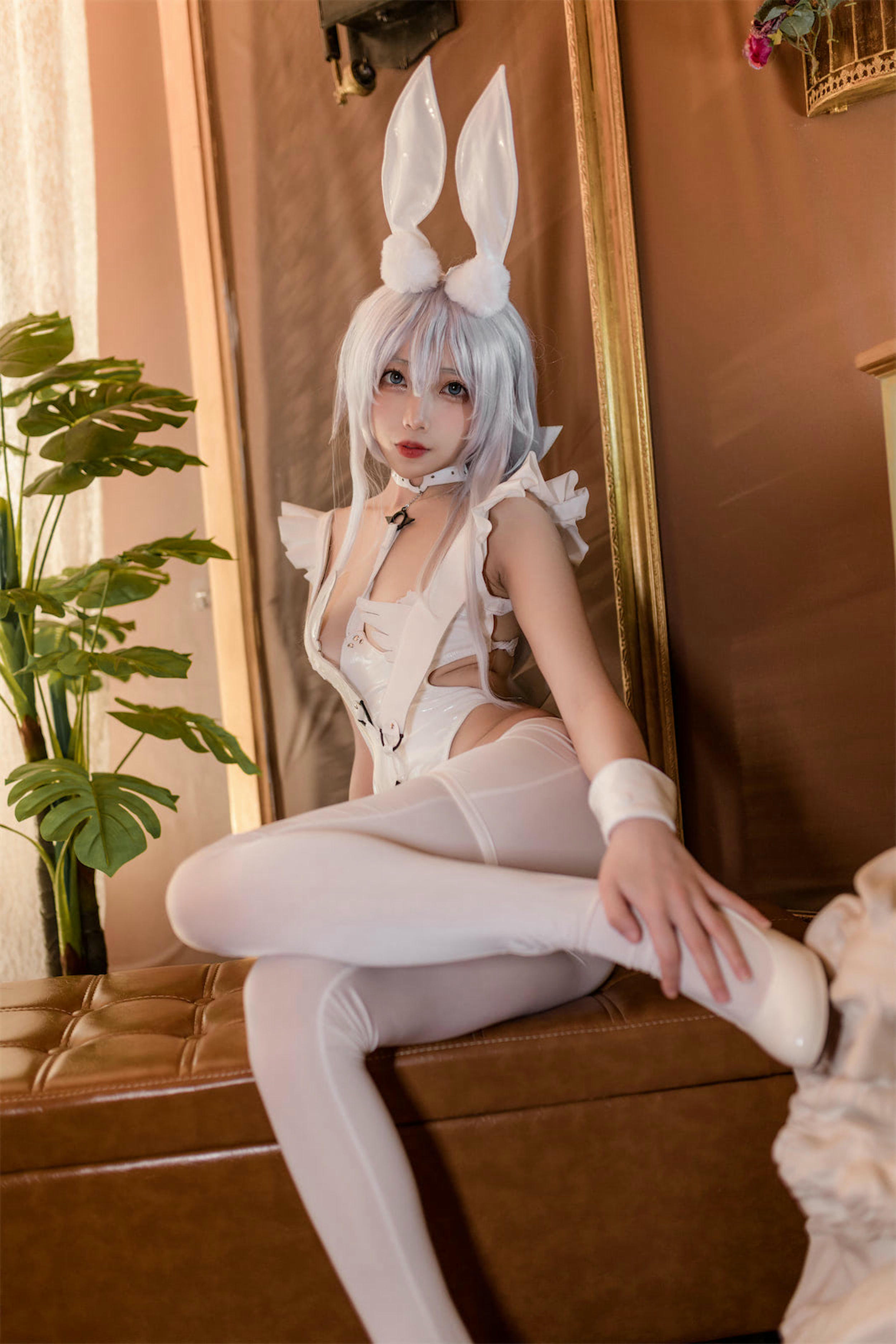 杏仁曲奇 NO.006 碧蓝航线 恶毒白兔[40P-229.6M]_第1集