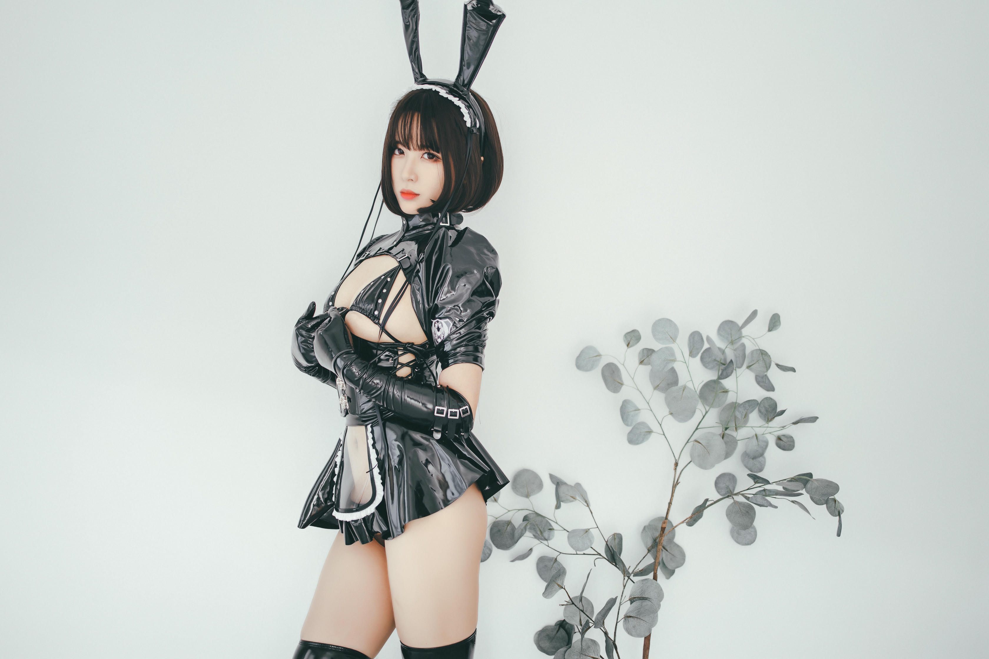 轩萧学姐 NO.001 兔女郎女仆 [52P1V-517MB]_第2集