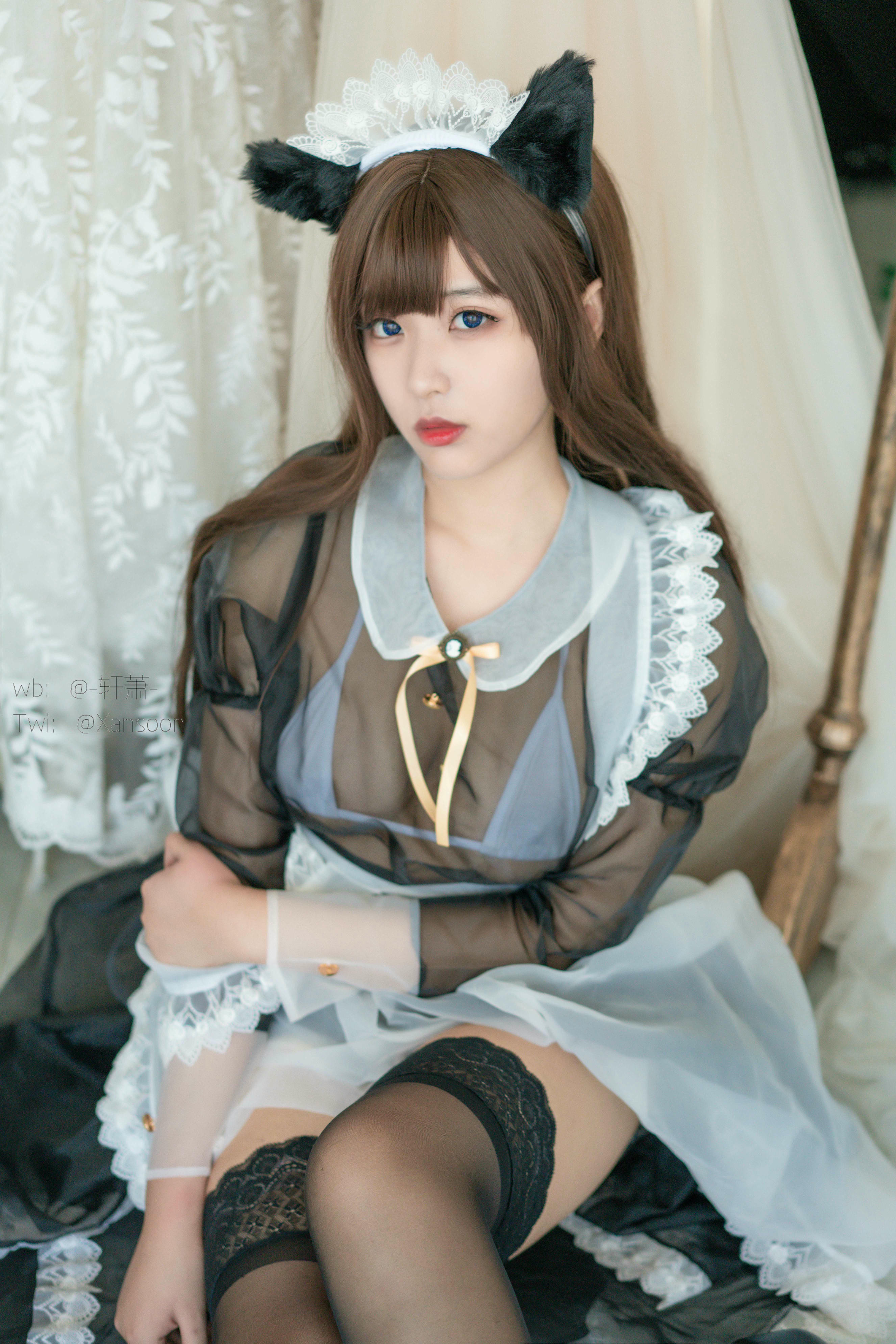 轩萧学姐 NO.009 透明女仆 [28P-44MB]_第1集