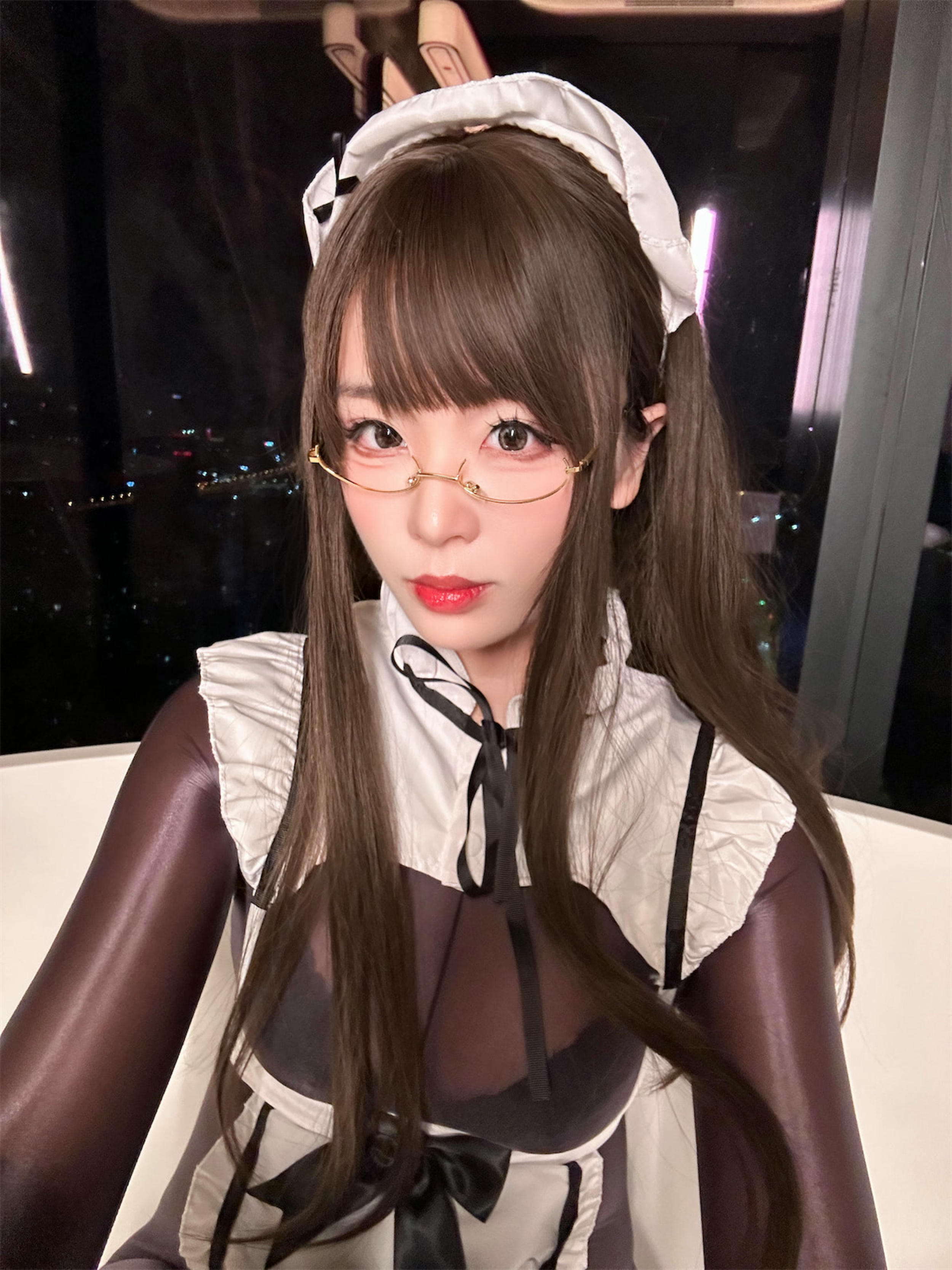 轩萧学姐 NO.087 连体丝女仆[90P 367.9M]_第5集