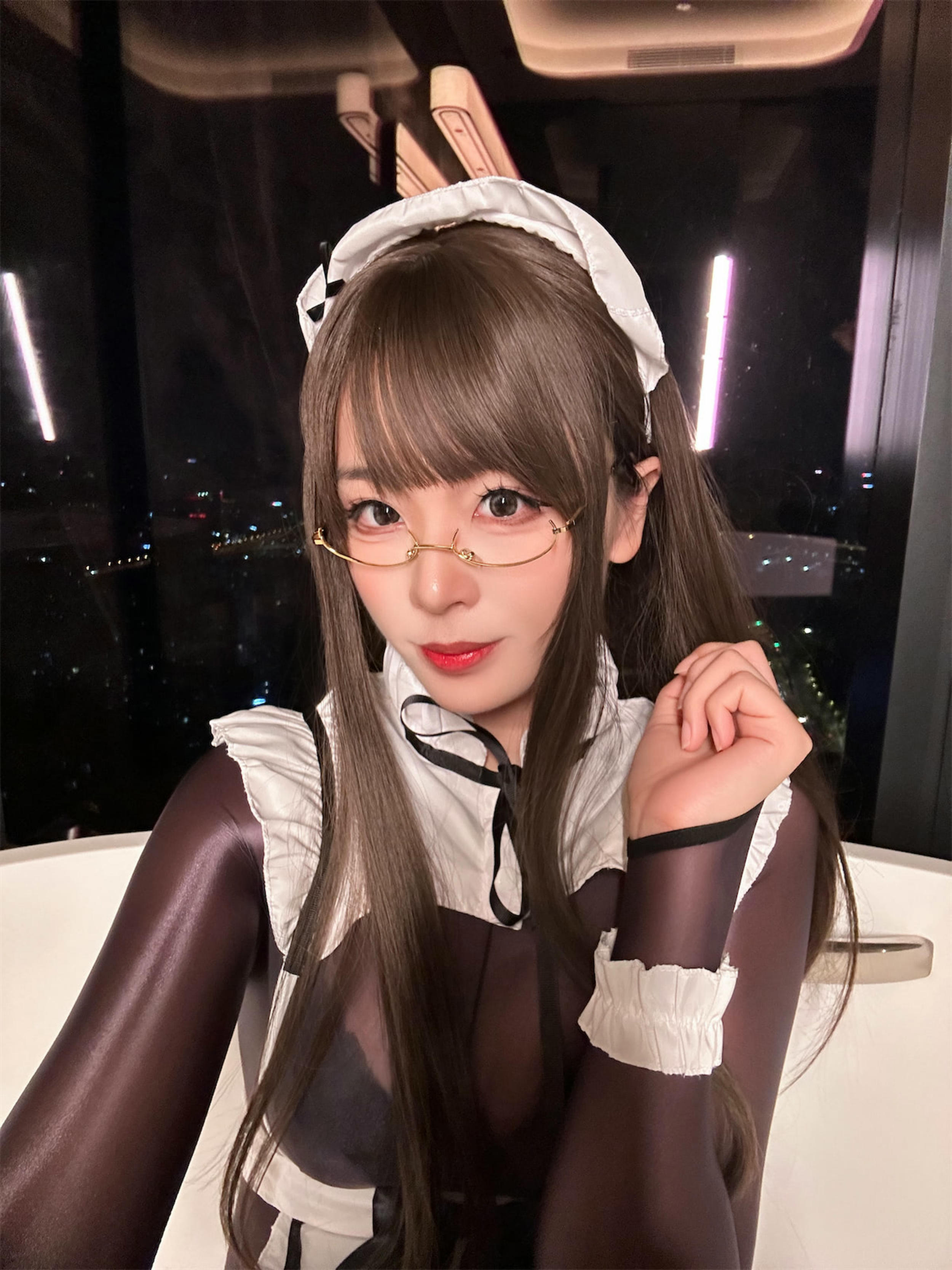 轩萧学姐 NO.087 连体丝女仆[90P 367.9M]_第5集