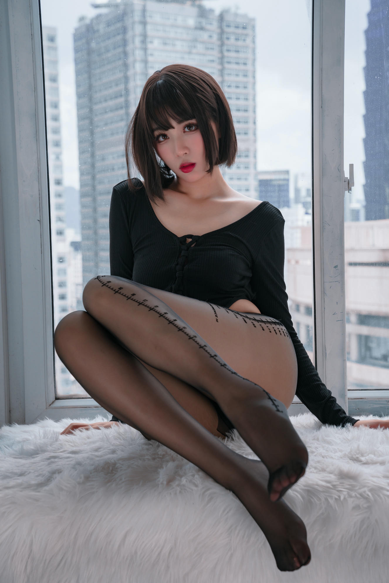 轩萧学姐 NO.029 量个腰围 [32P-50MB]_第1集