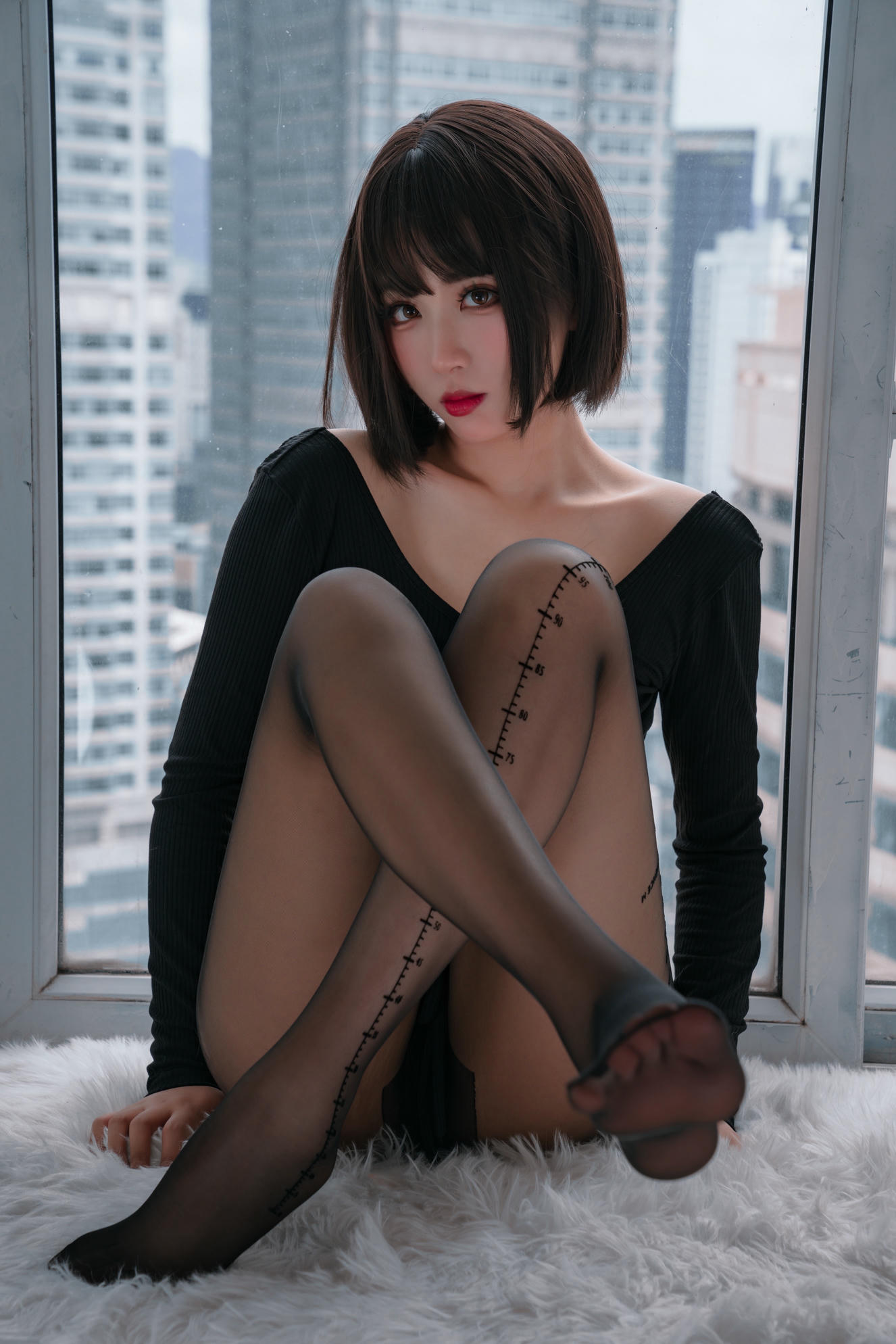 轩萧学姐 NO.029 量个腰围 [32P-50MB]_第1集