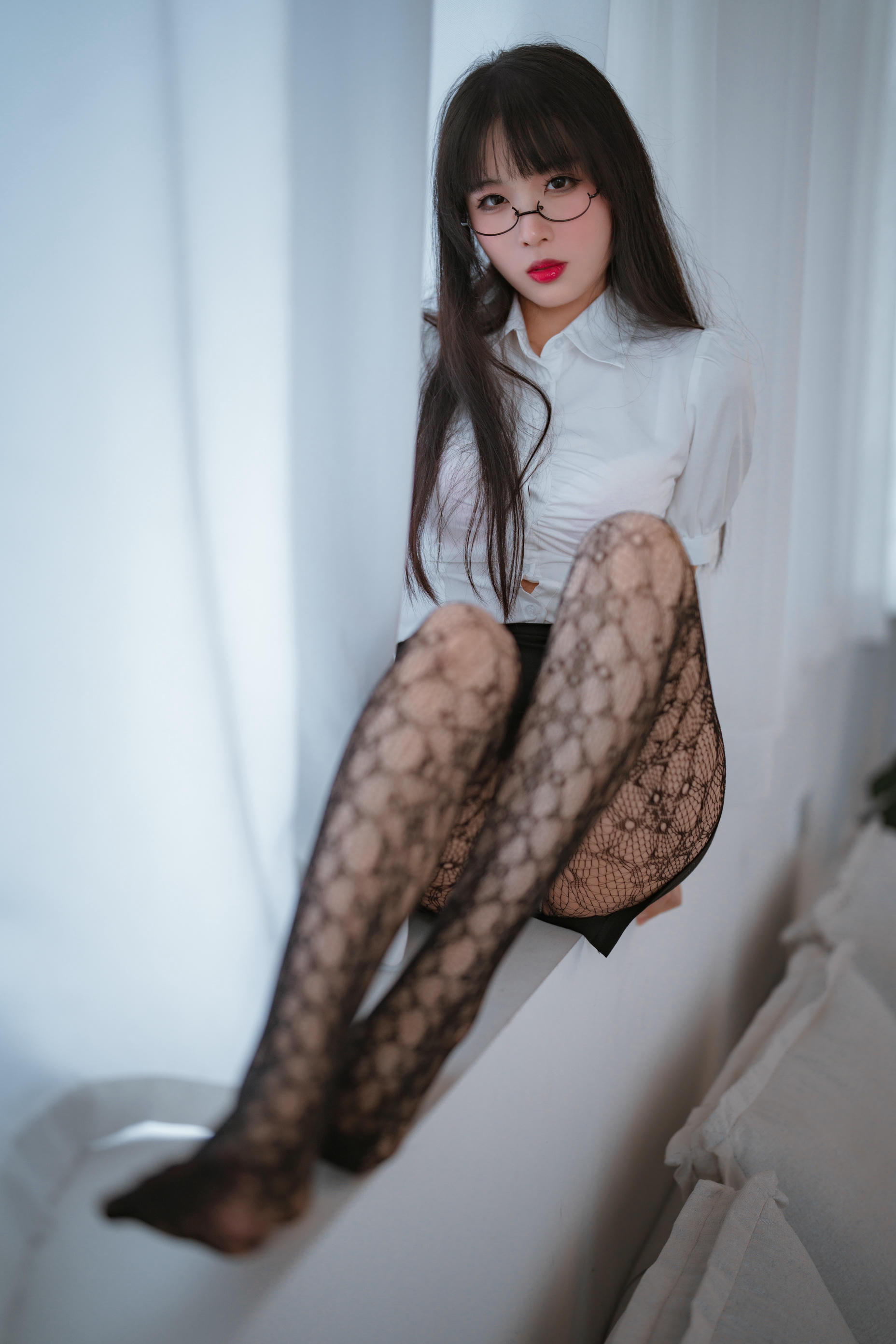 轩萧学姐 NO.032 提花裤袜 [118P2V-449MB]-正片_第4集