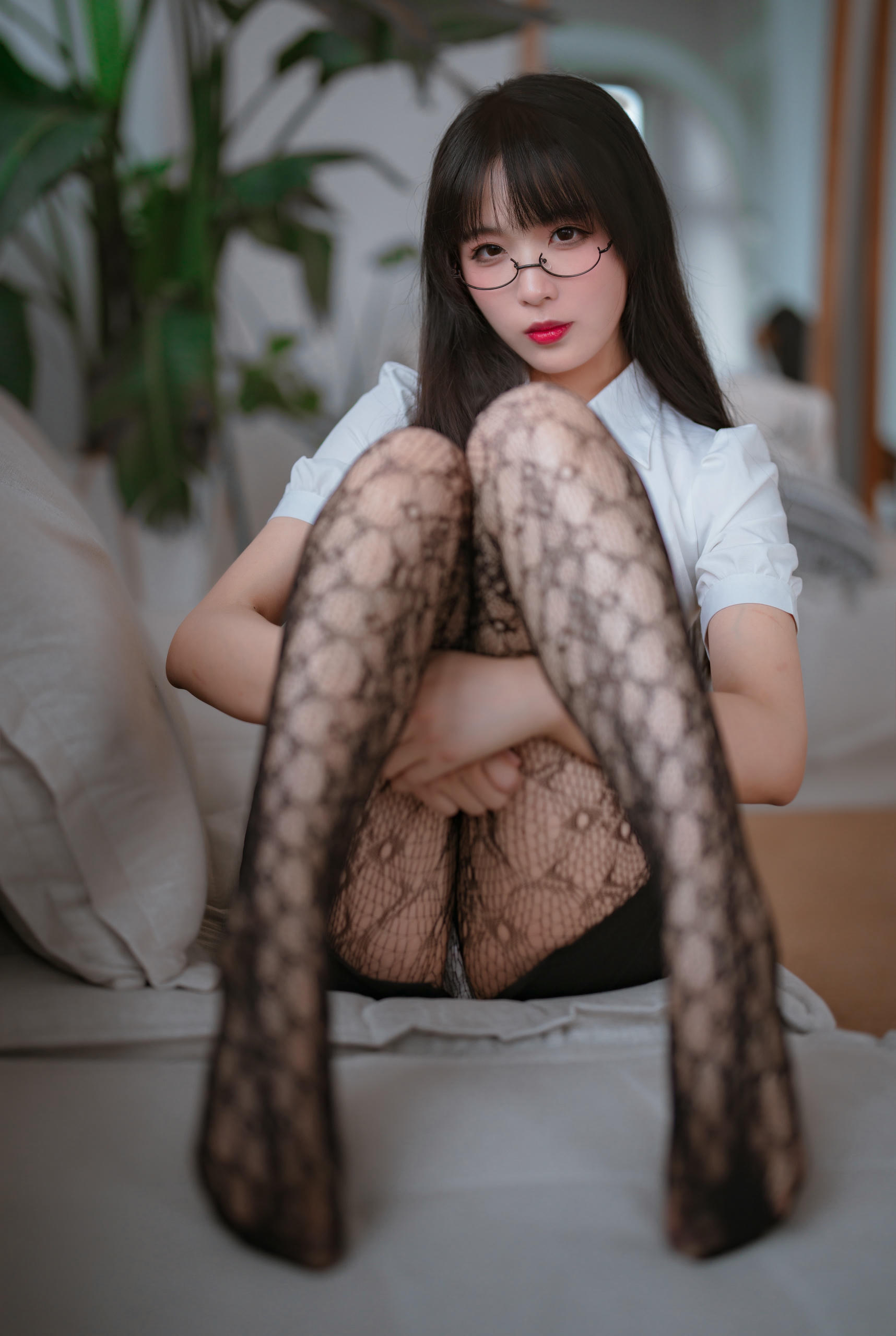 轩萧学姐 NO.032 提花裤袜 [118P2V-449MB]-正片_第4集