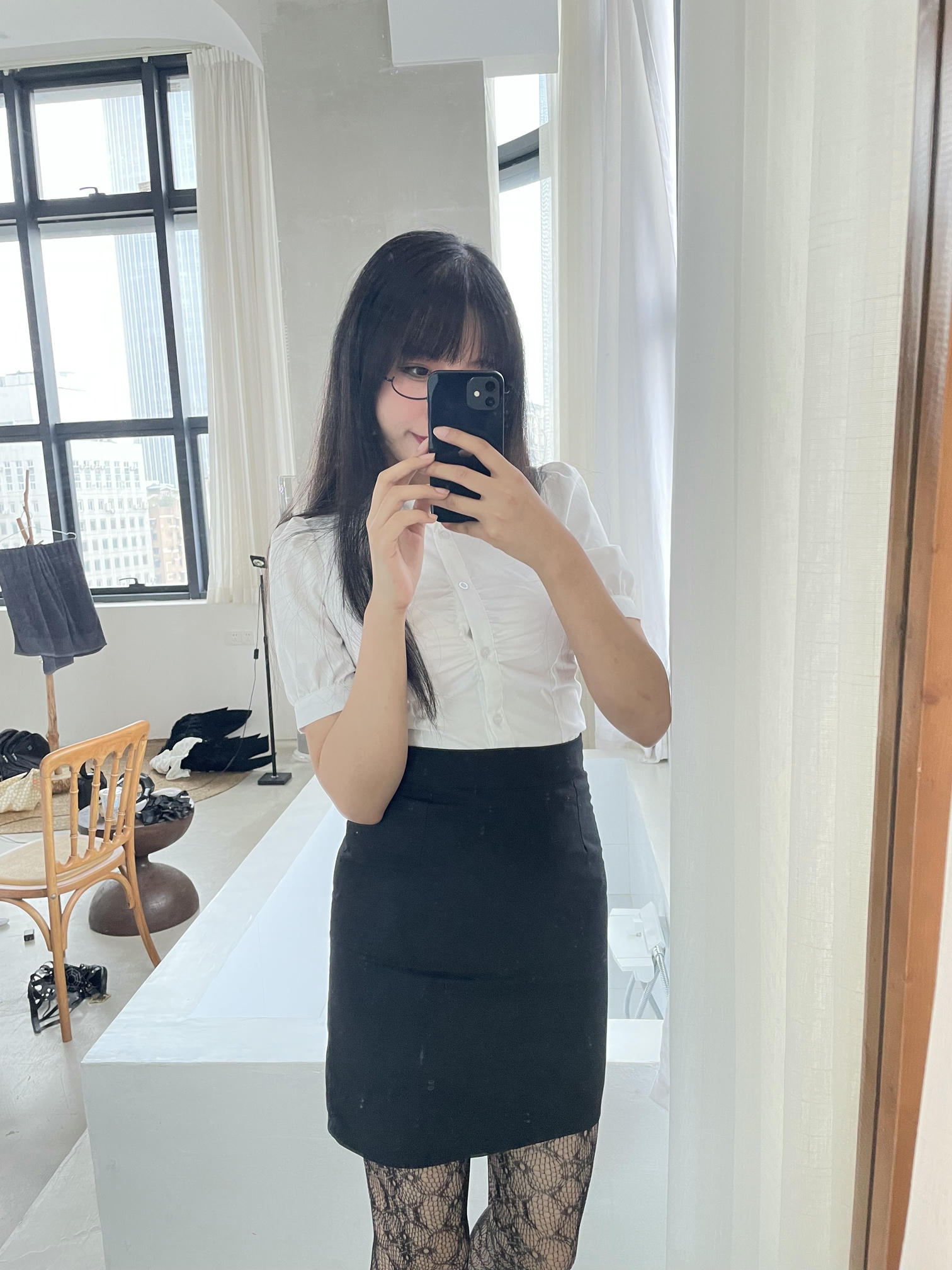 轩萧学姐 NO.032 提花裤袜 [118P2V-449MB]-自拍_第1集