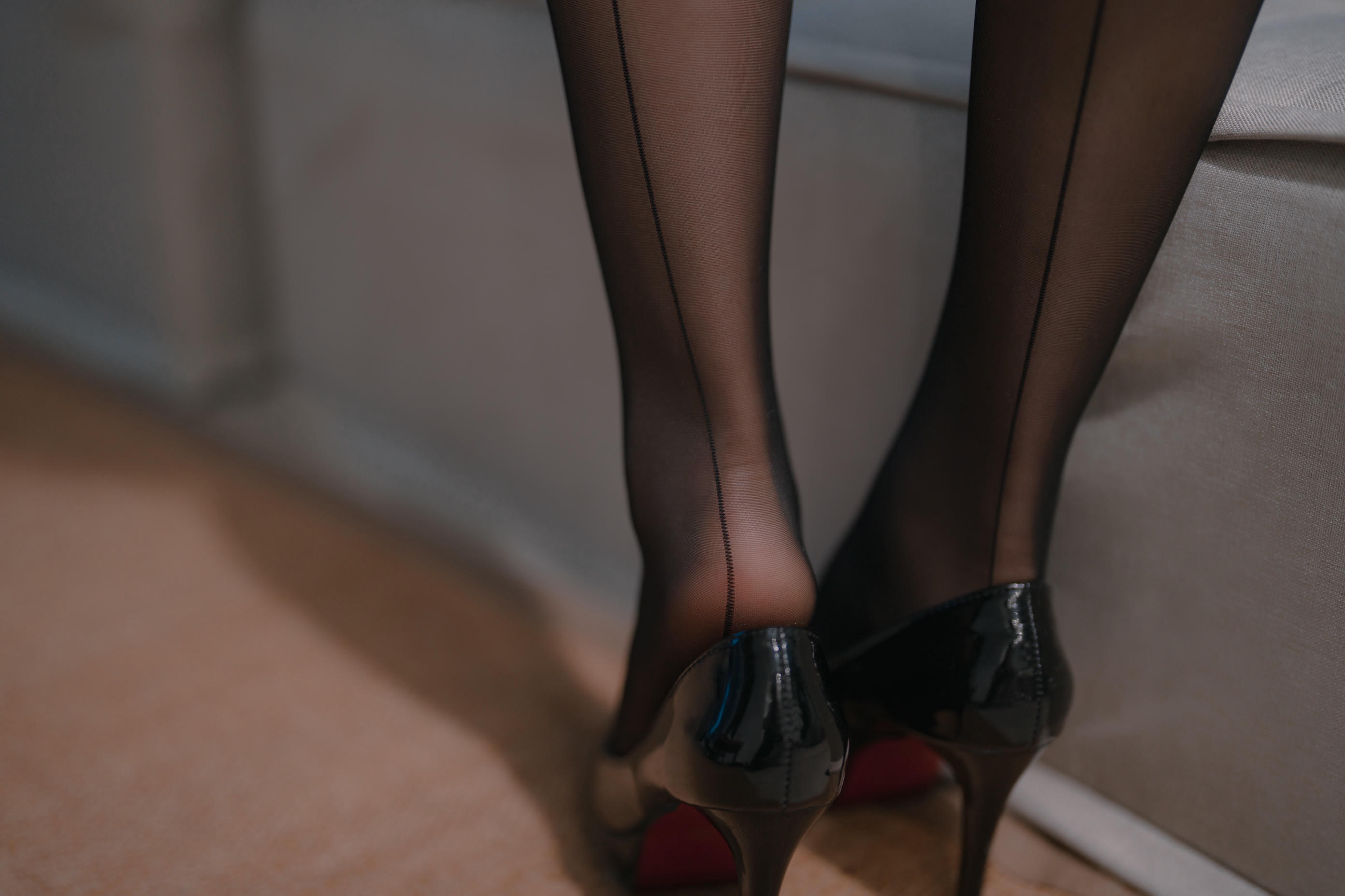 轩萧学姐 NO.032 提花裤袜 [118P2V-449MB]-赠品后竖线丝袜12P_第1集