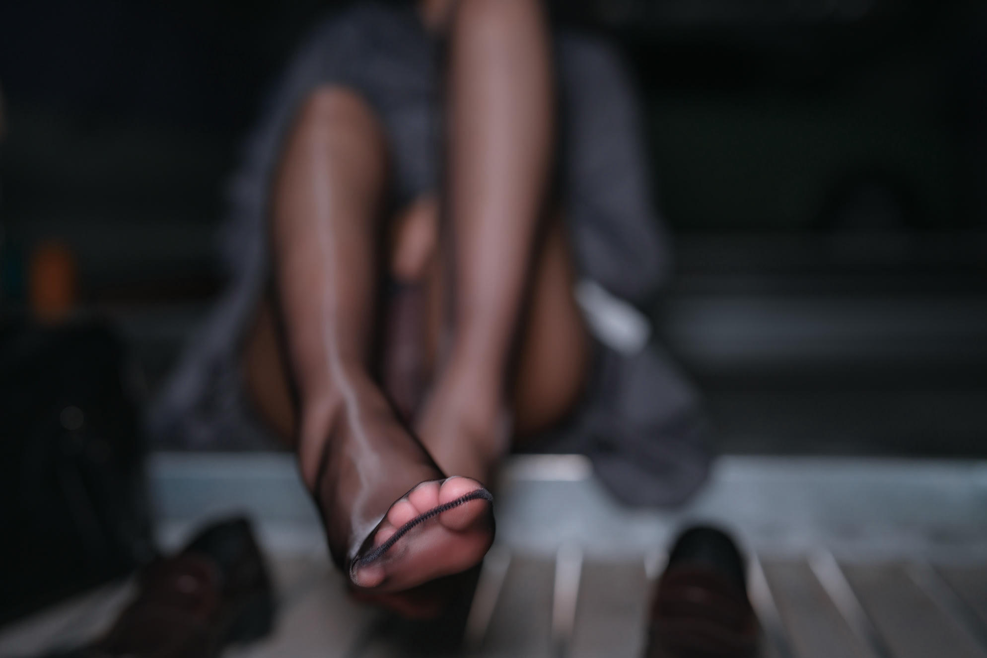 轩萧学姐 NO.038 楼道 车库 [91P 165MB]-车库黑丝_第1集