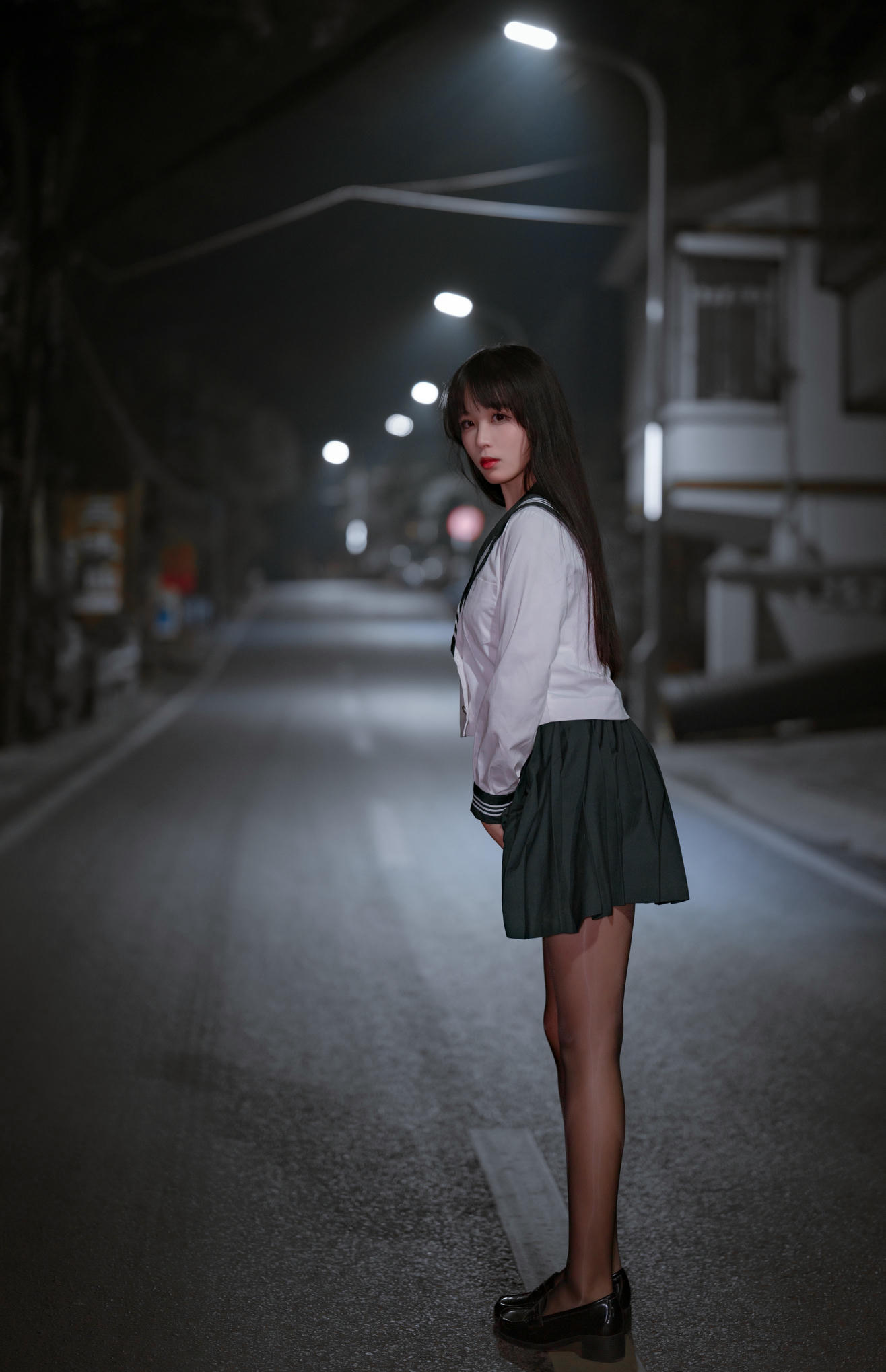 轩萧学姐 NO.041 公路JK [60P 135MB]-公路部分_第1集