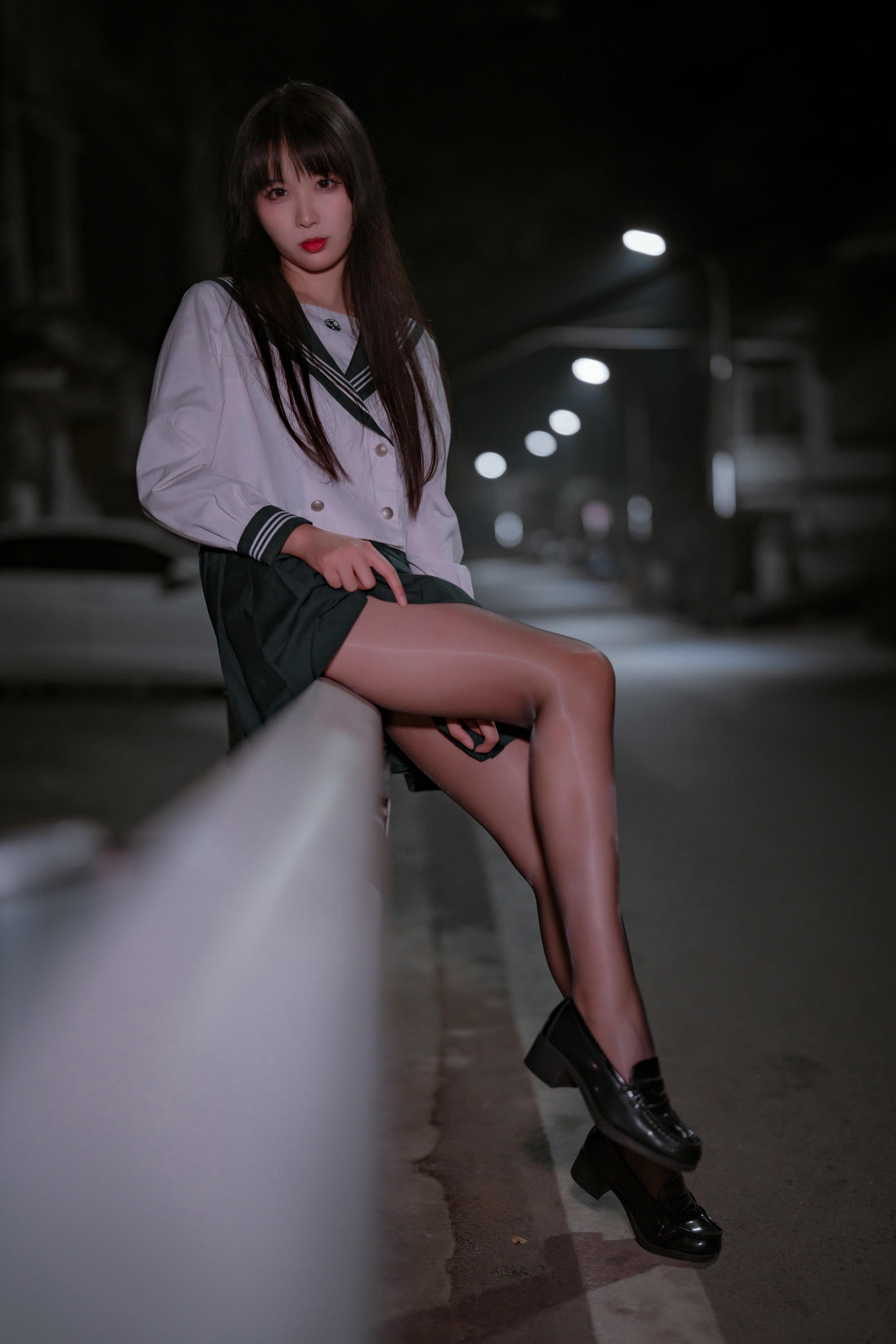 轩萧学姐 NO.041 公路JK [60P 135MB]-公路部分_第2集