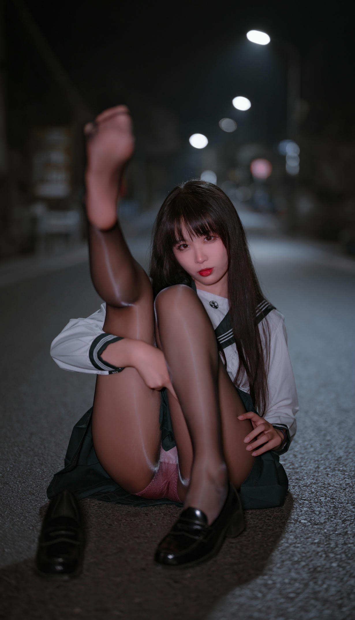 轩萧学姐 NO.041 公路JK [60P 135MB]-公路部分_第3集