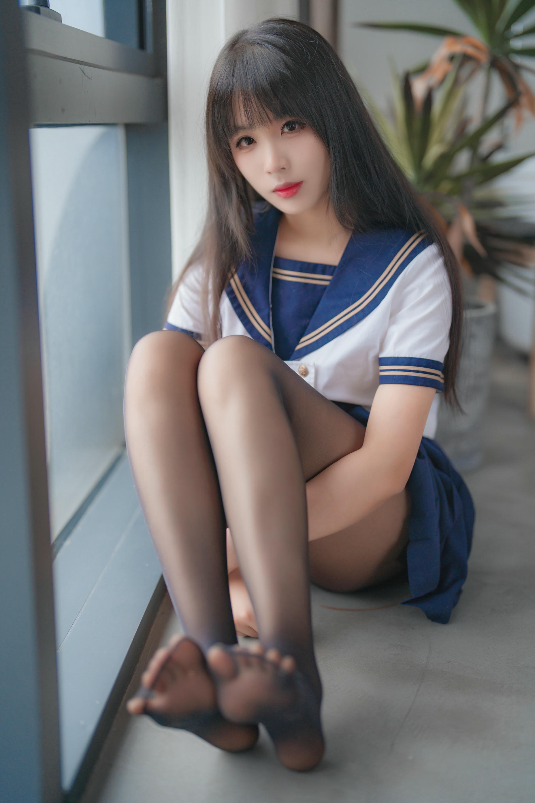 轩萧学姐 NO.043 5月舰长 黑丝jk [32P 112MB]_第1集