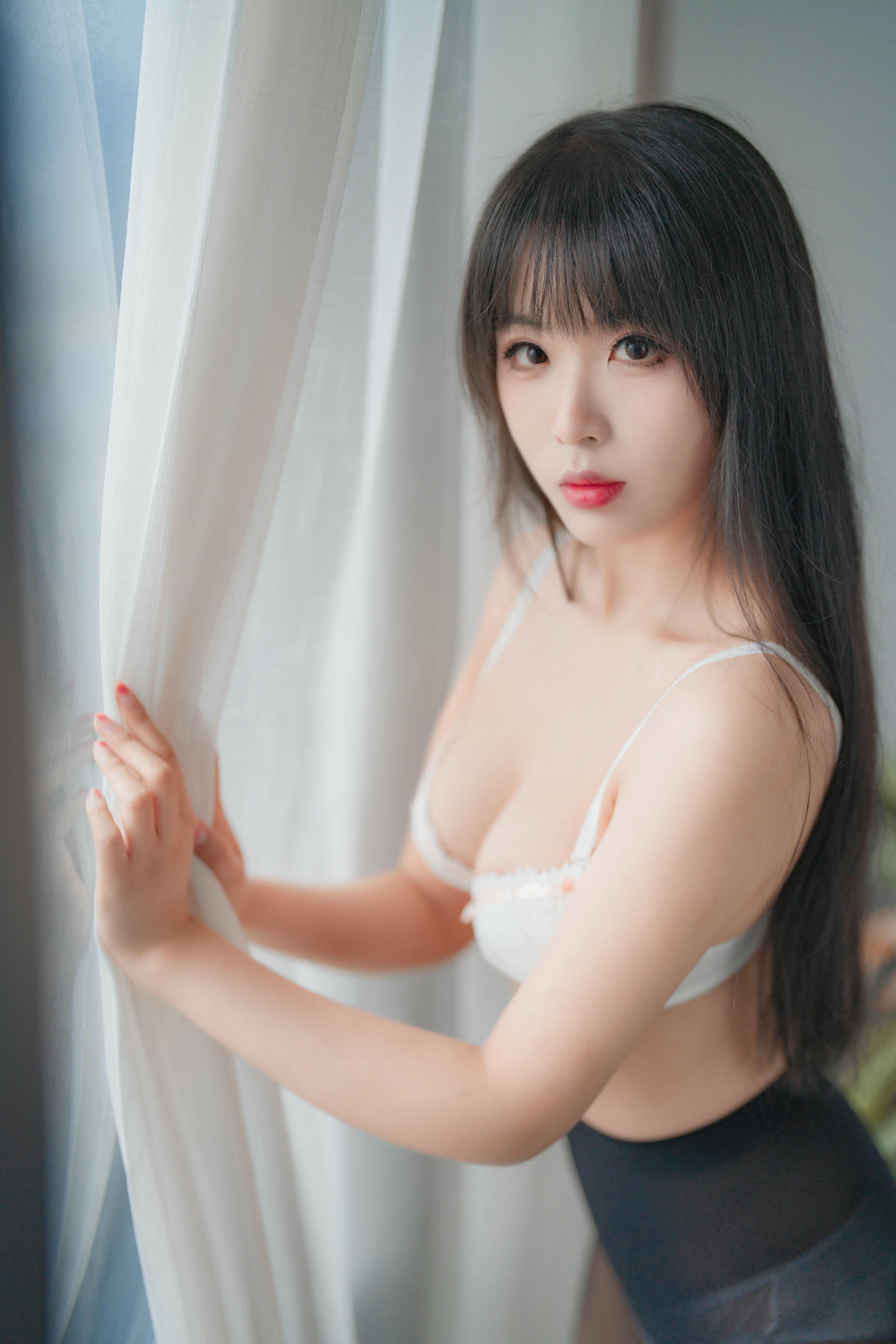 轩萧学姐 NO.043 5月舰长 黑丝jk [32P 112MB]_第1集