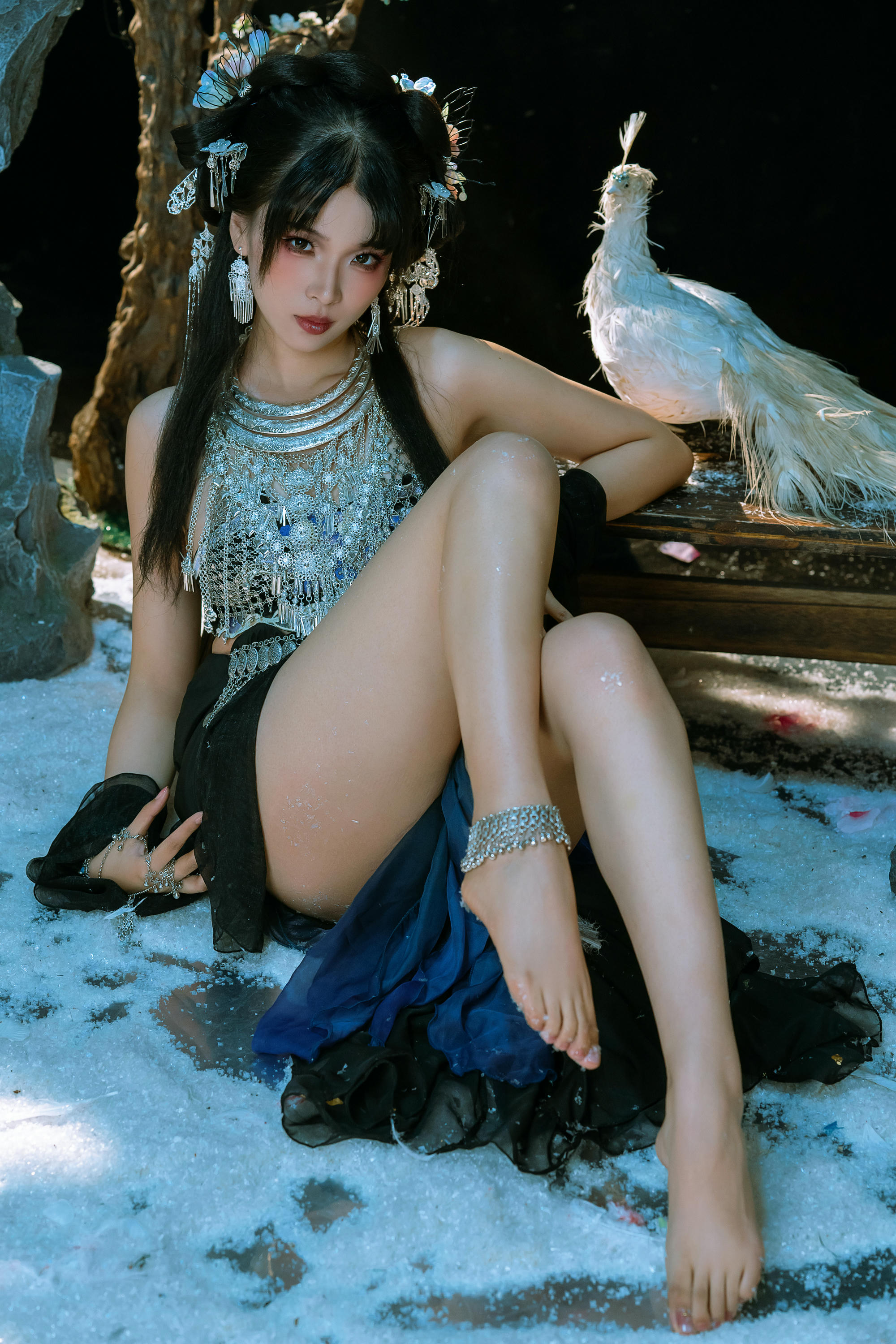 轩萧学姐 NO.056 奶桃桃&轩萧学姐 苗疆少女 [24P1V 403MB]_第1集