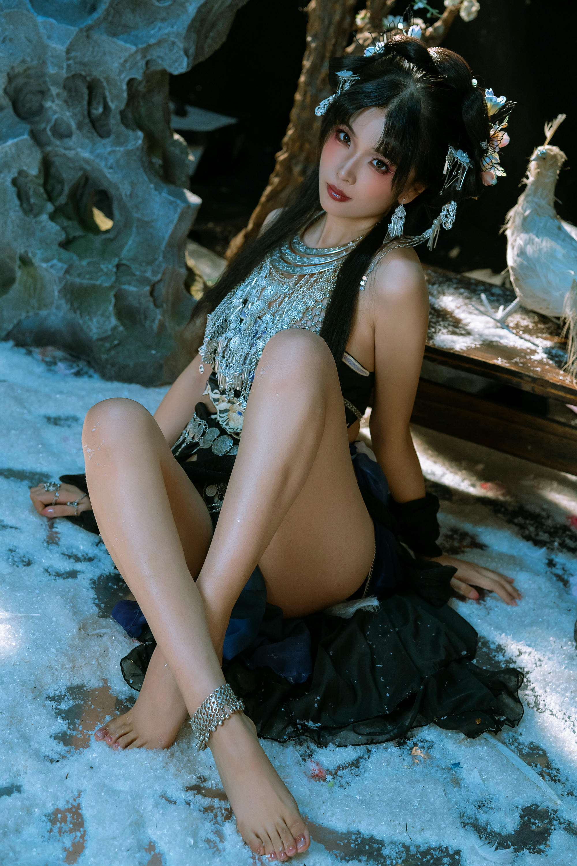 轩萧学姐 NO.059 奶桃桃&轩萧学姐 朝开暮落-下 [117P+5V／5.81GB]_第1集