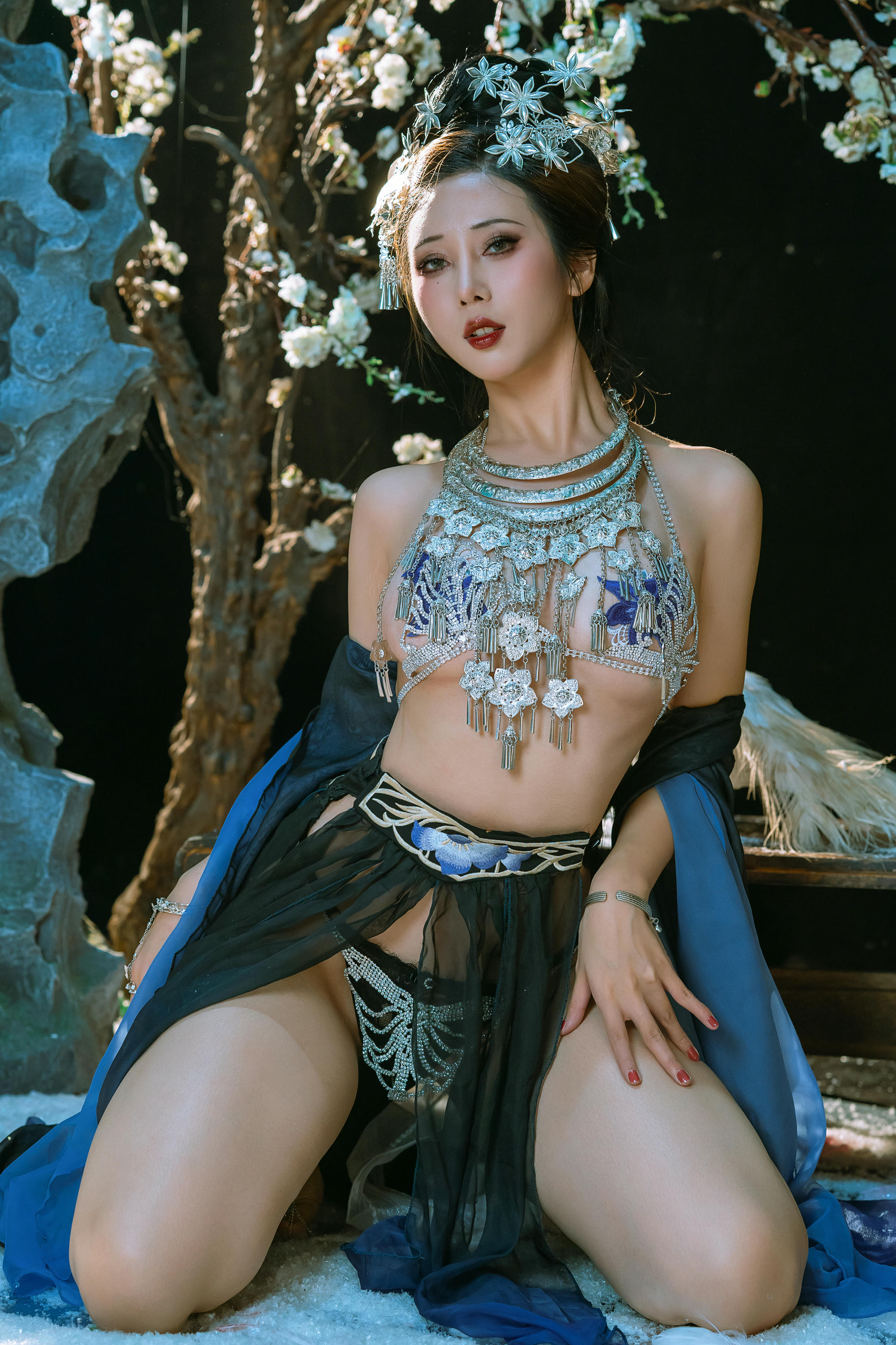 轩萧学姐 NO.059 奶桃桃&轩萧学姐 朝开暮落-下 [117P+5V／5.81GB]_第5集