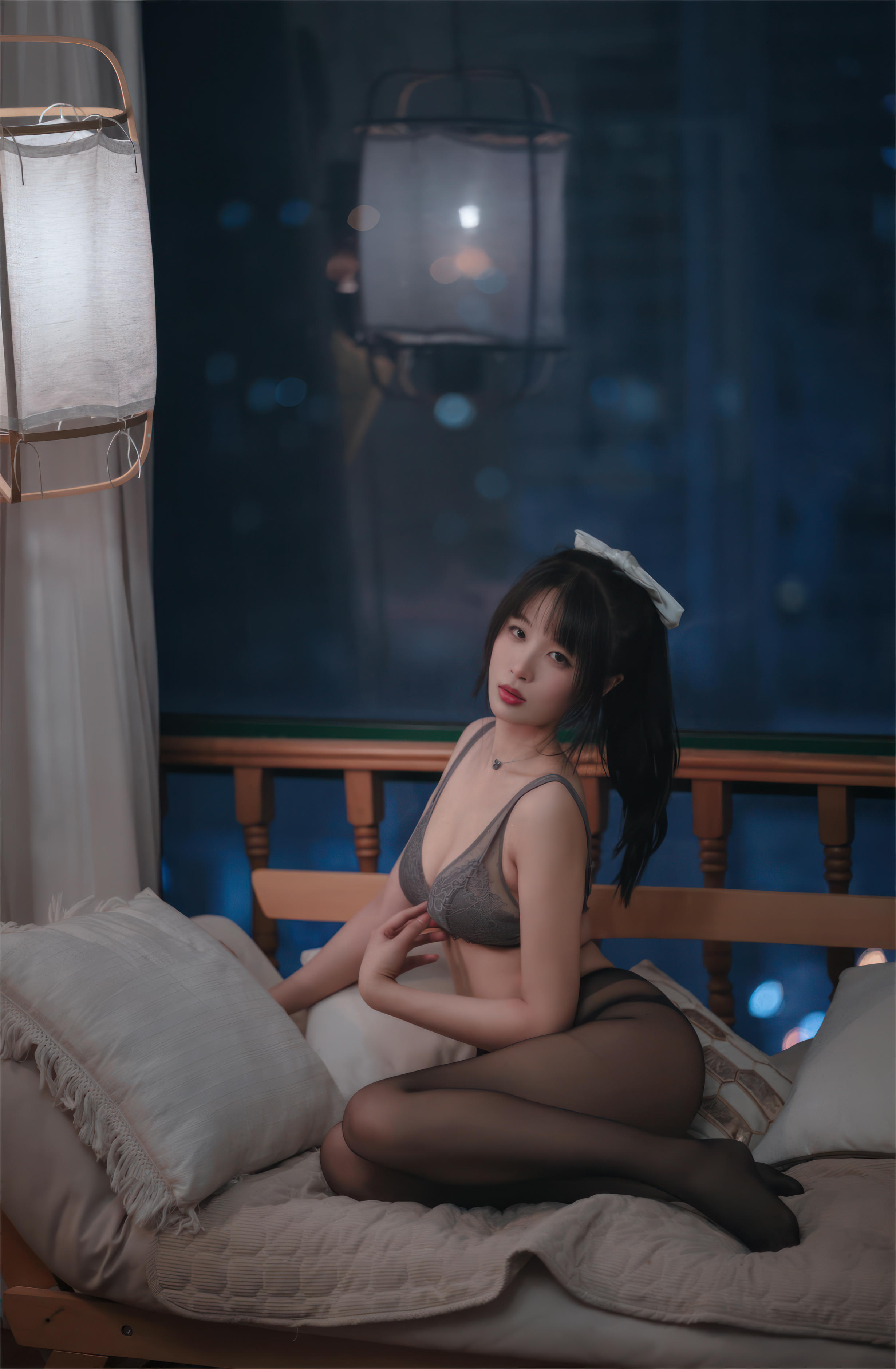 轩萧学姐 NO.062 2023.4月舰长 灰色蕾丝[50P-320MB]_第1集