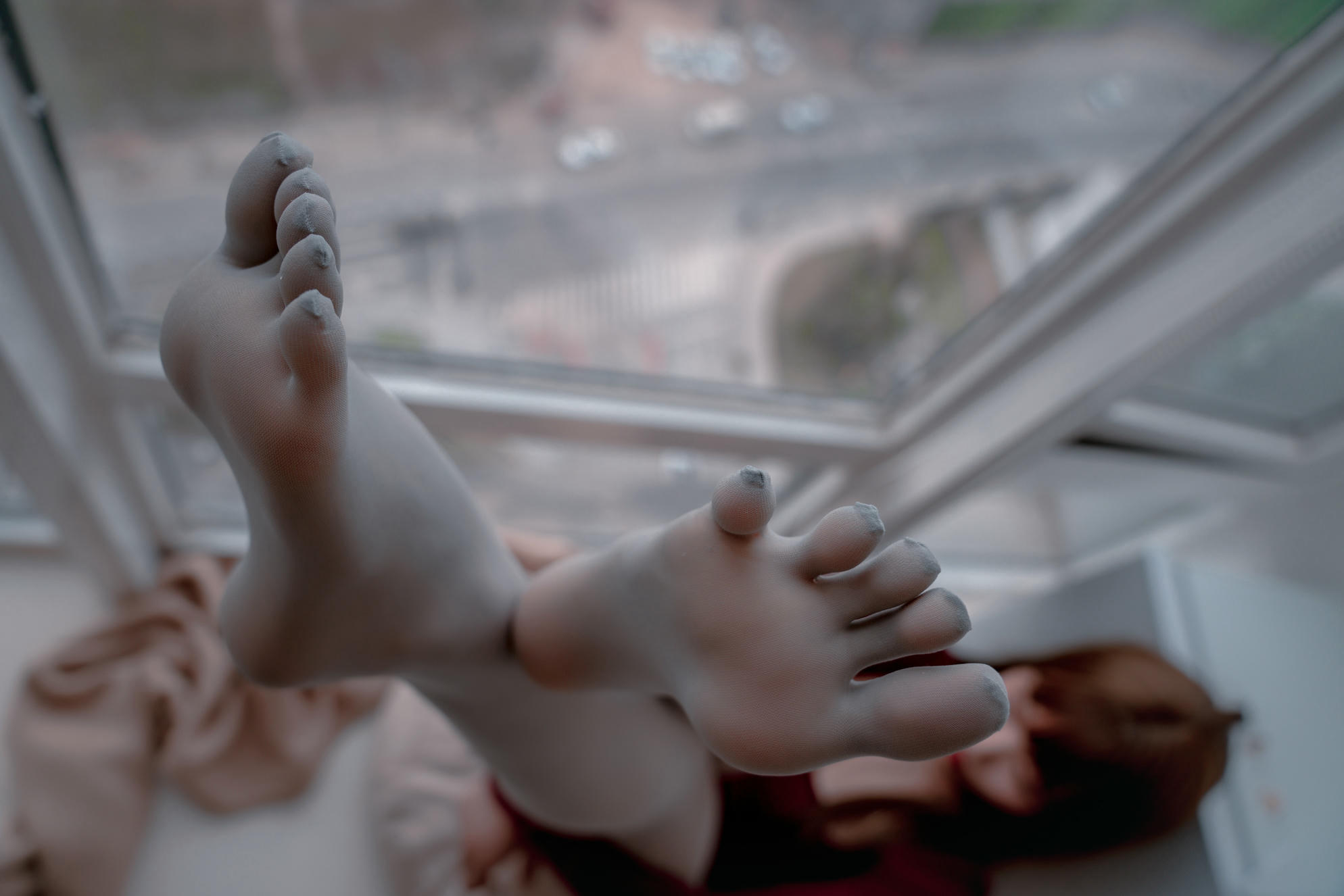 轩萧学姐 NO.007 灰色五指袜 [79P-424MB]_第3集