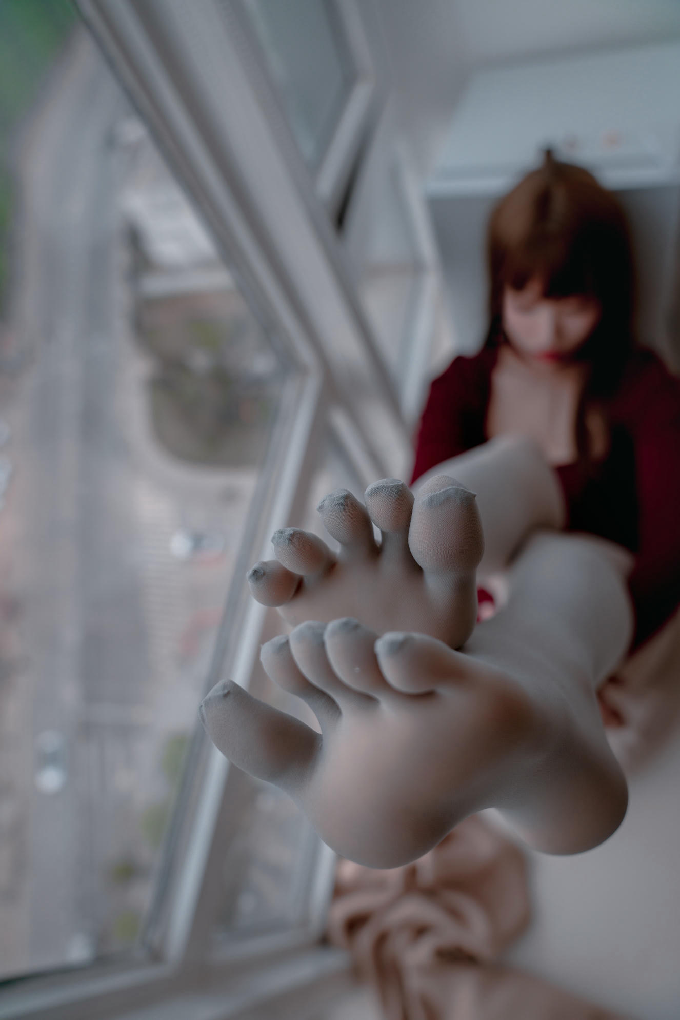 轩萧学姐 NO.007 灰色五指袜 [79P-424MB]_第3集