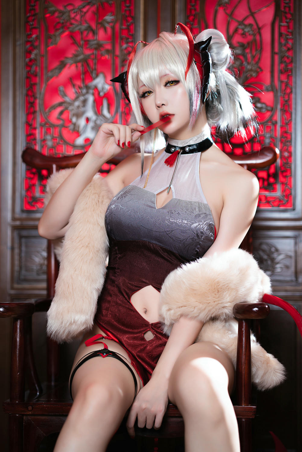 星之迟迟 - NO.78 2021年正片合集 W-同人旗袍 [33P-124MB]_第1集