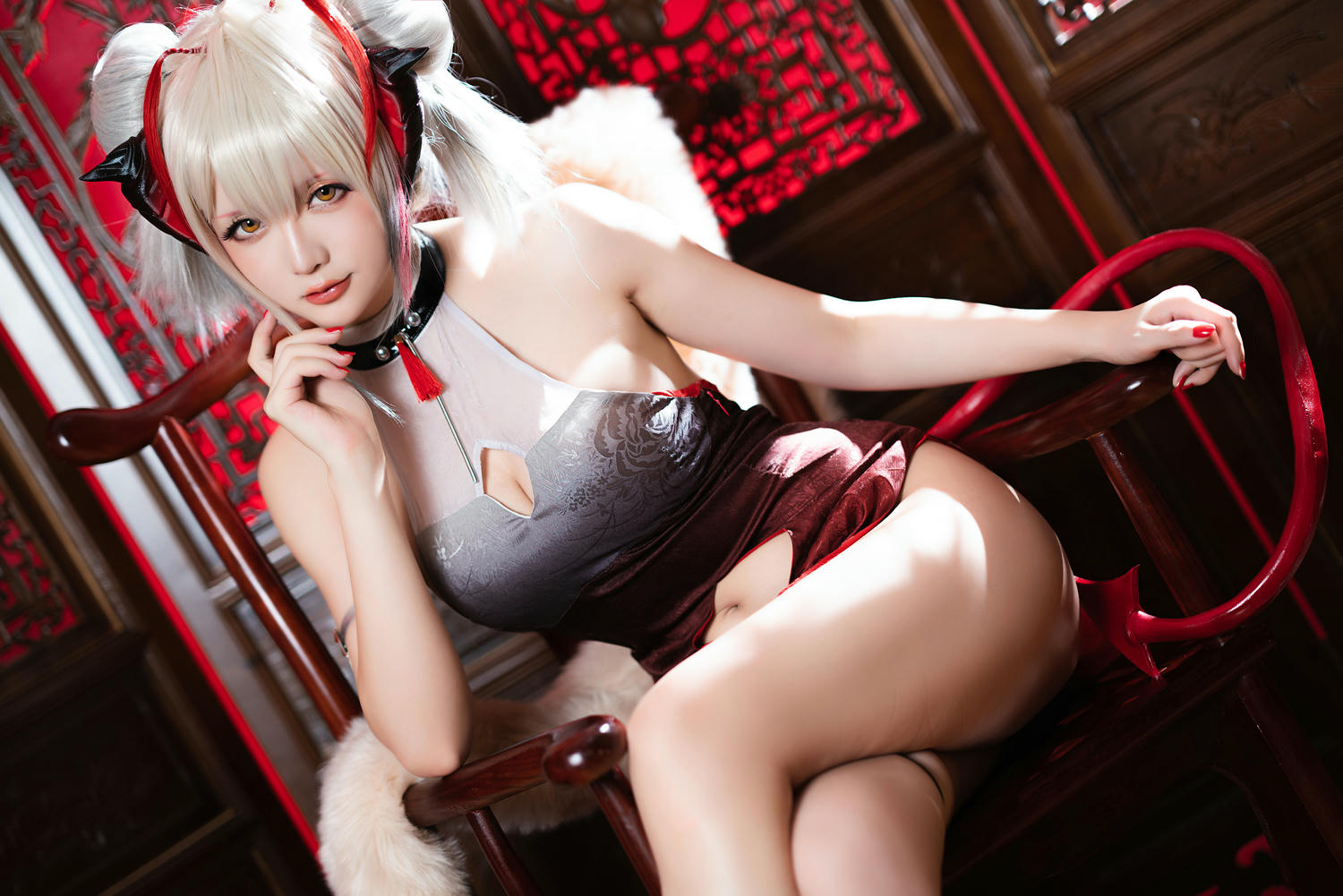 星之迟迟 - NO.78 2021年正片合集 W-同人旗袍 [33P-124MB]_第1集