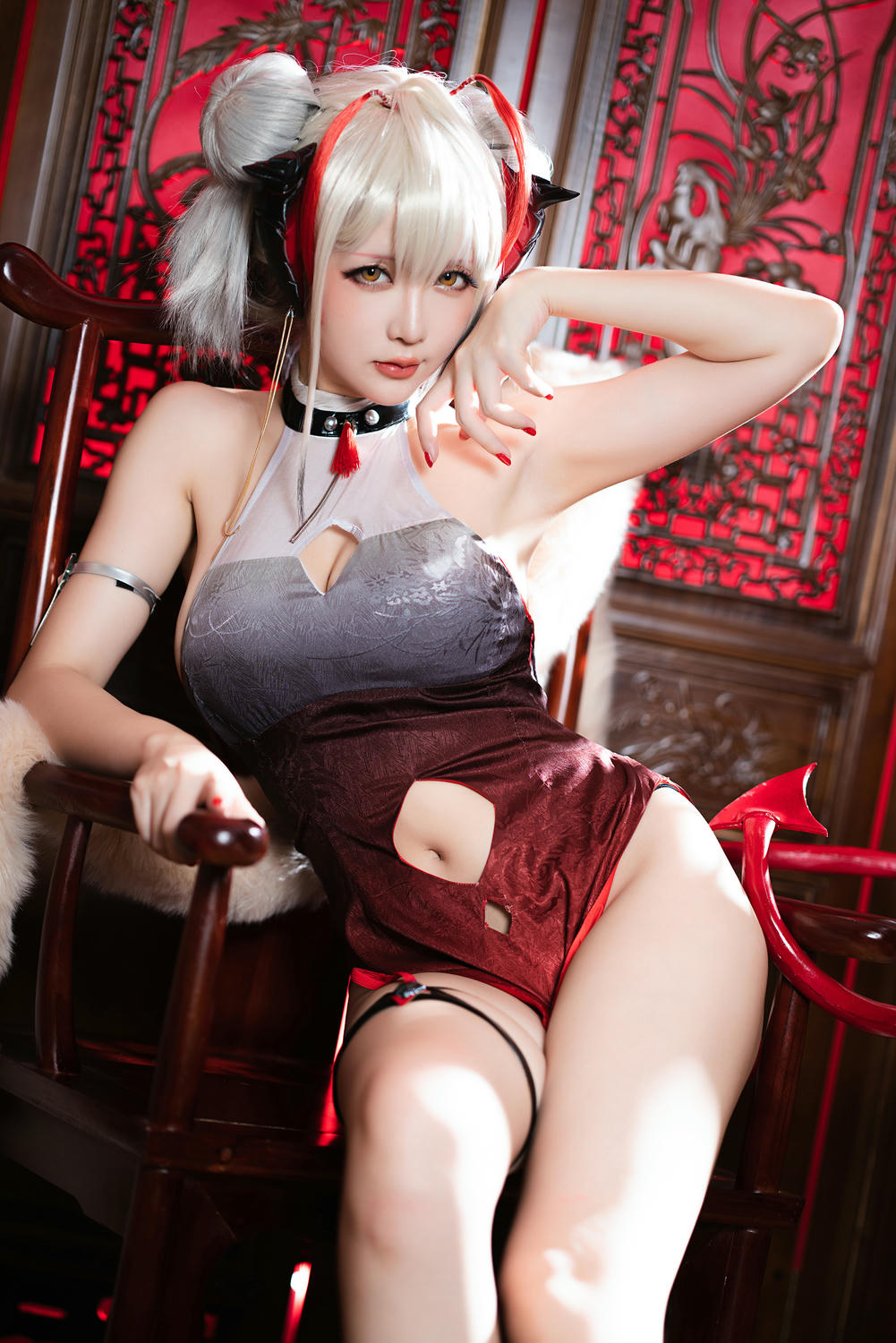 星之迟迟 - NO.78 2021年正片合集 W-同人旗袍 [33P-124MB]_第1集