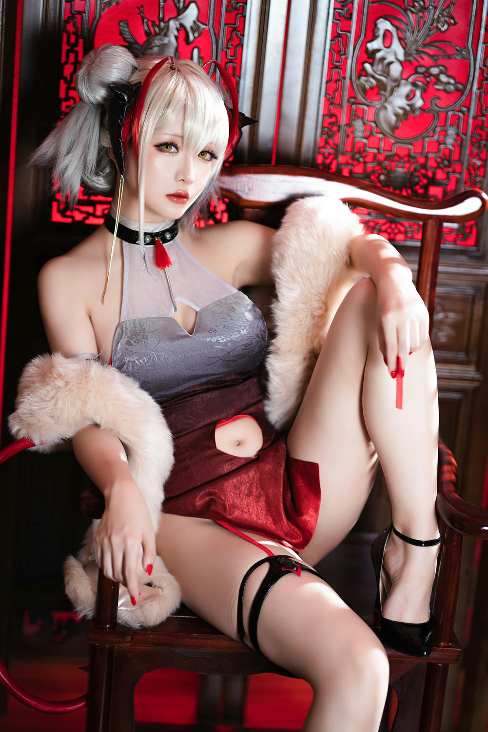 星之迟迟 - NO.78 2021年正片合集 W-同人旗袍 [33P-124MB]_第2集