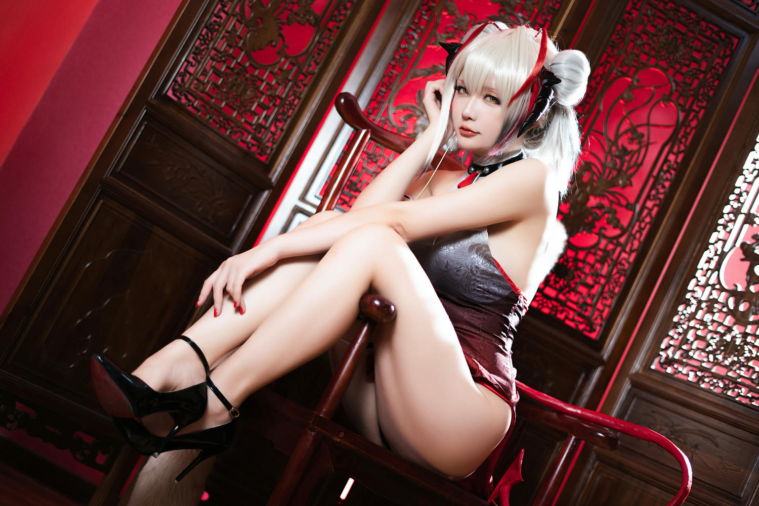 星之迟迟 - NO.78 2021年正片合集 W-同人旗袍 [33P-124MB]_第1集