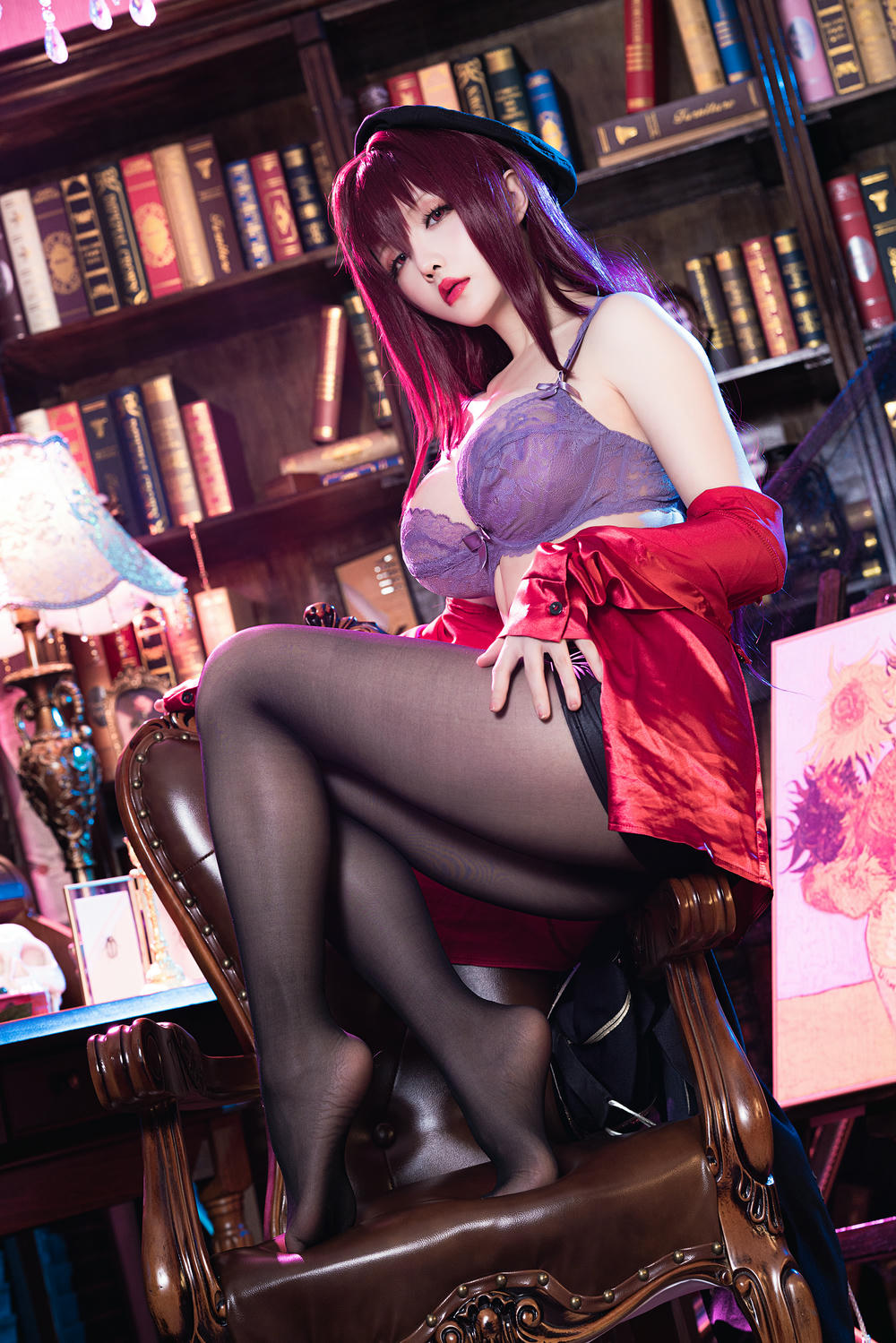 星之迟迟 - NO.90 2021年正片合集 斯卡哈-真红教枪 [70P-303MB]_第3集