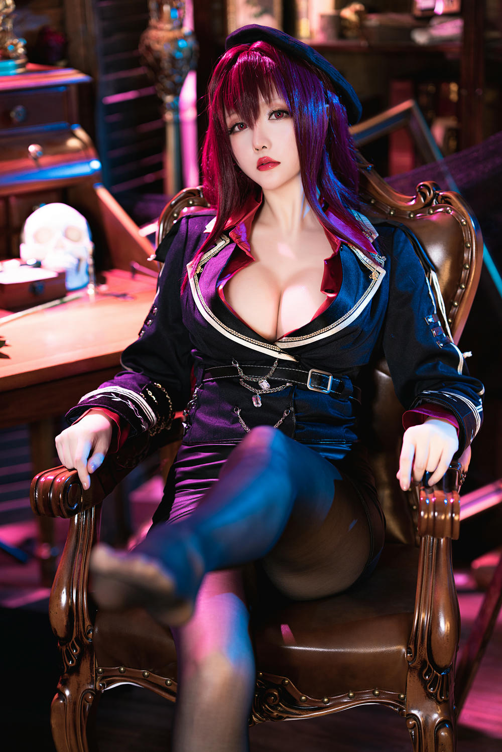 星之迟迟 - NO.90 2021年正片合集 斯卡哈-真红教枪 [70P-303MB]_第1集