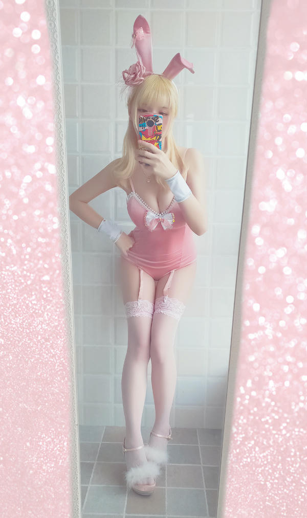 星之迟迟 - VOL.01 粉红泡泡包 [56P-56MB]-PINK兔女郎（31P）_第2集