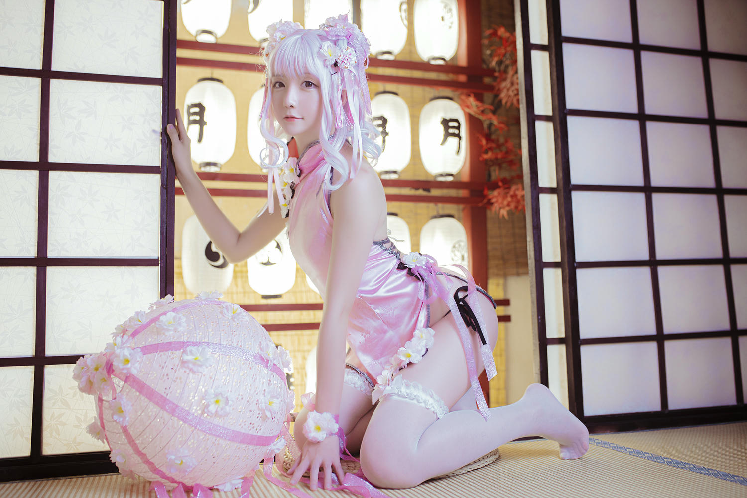 星之迟迟 - NO.07 花鸟风月 电子版 [305P-955MB]-《花鸟风月》电子版-花与旗袍-粉_第1集