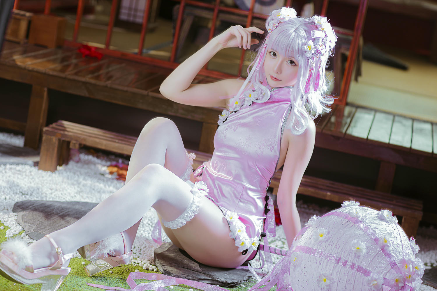 星之迟迟 - NO.07 花鸟风月 电子版 [305P-955MB]-《花鸟风月》电子版-花与旗袍-粉_第1集