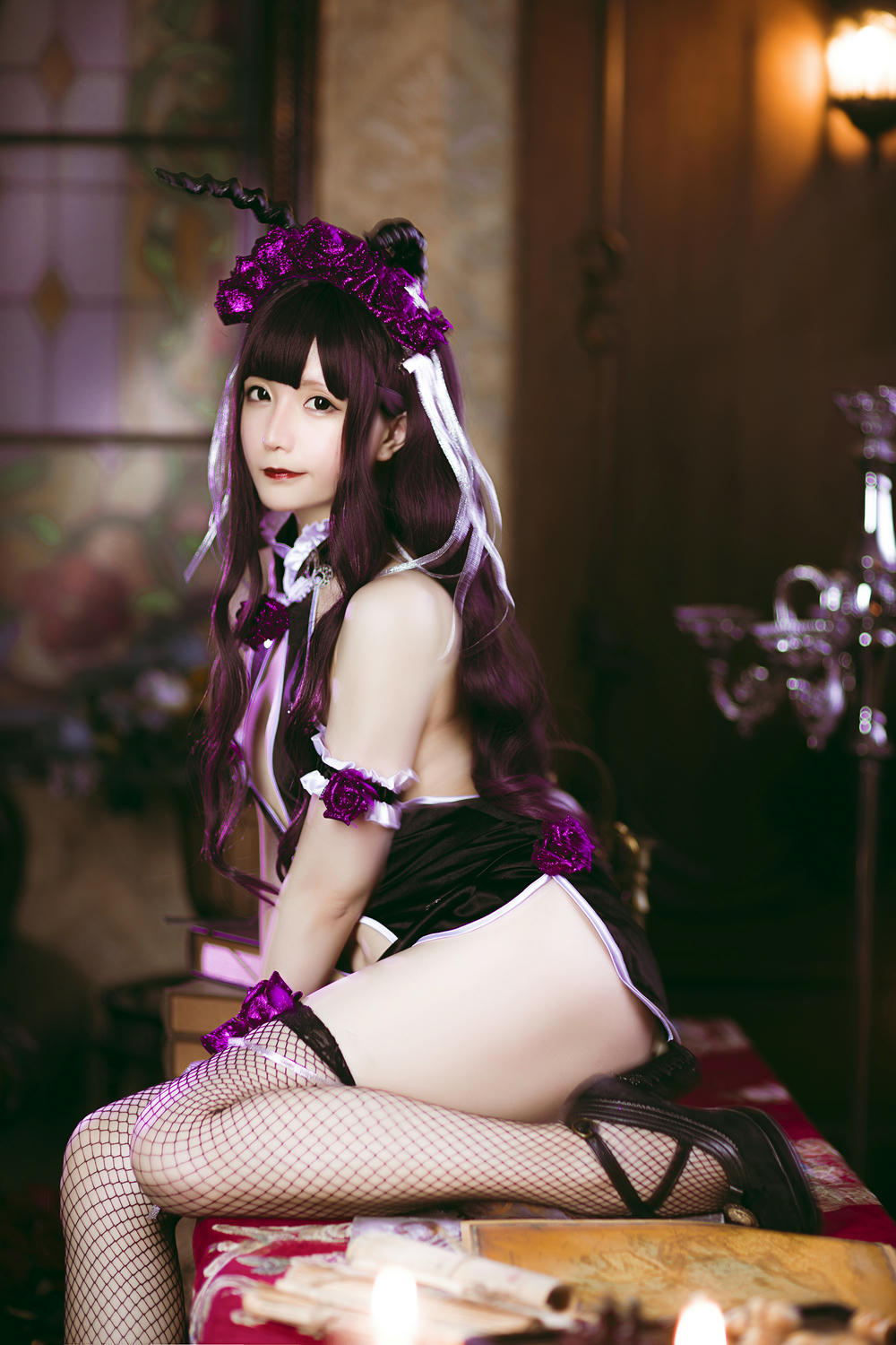 星之迟迟 - NO.07 花鸟风月 电子版 [305P-955MB]-《花鸟风月》电子版-花与旗袍-紫_第1集