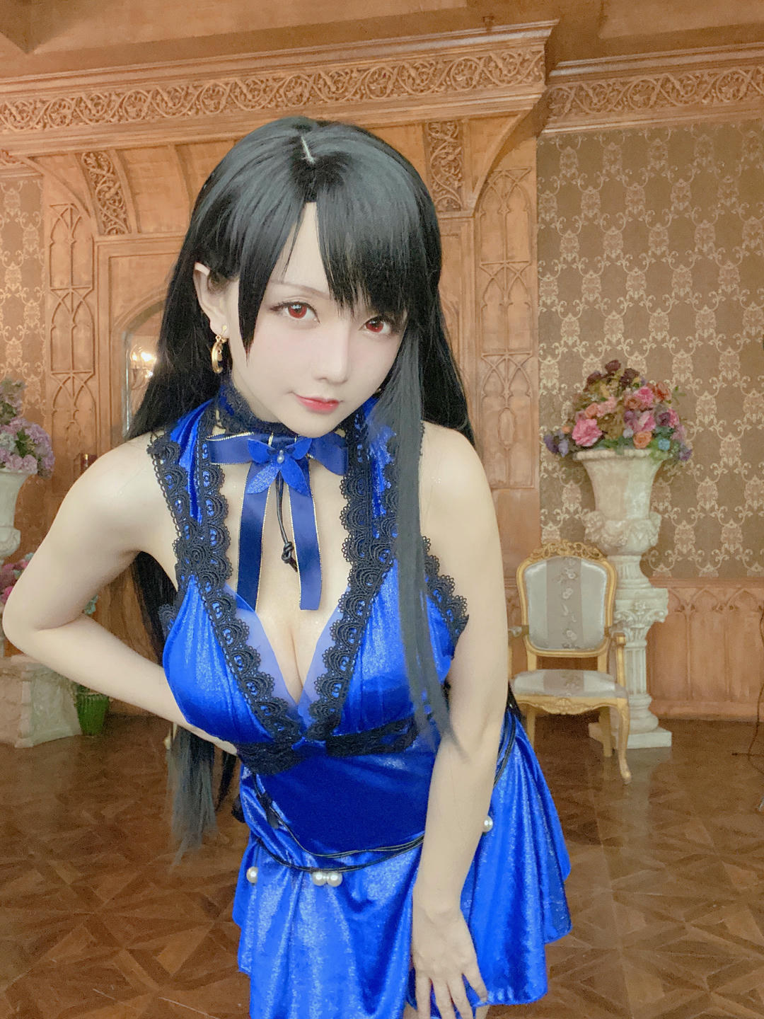 星之迟迟 NO.054 蒂法蓝礼服 [42P+2V／196MB]-自拍_第1集