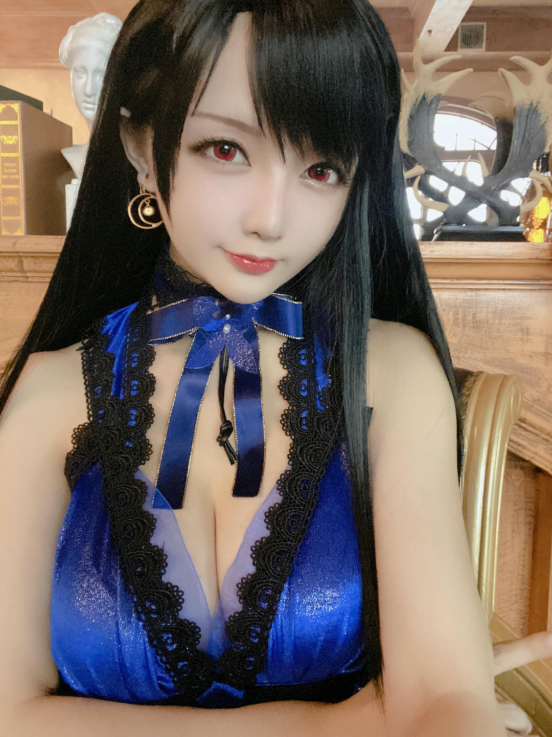 星之迟迟 NO.054 蒂法蓝礼服 [42P+2V／196MB]-自拍_第1集