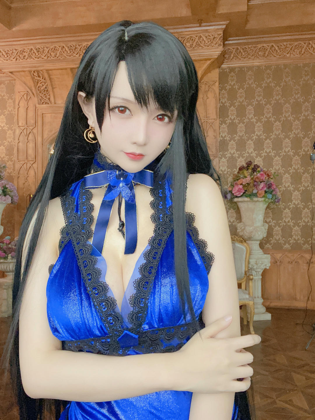 星之迟迟 NO.054 蒂法蓝礼服 [42P+2V／196MB]-自拍_第1集