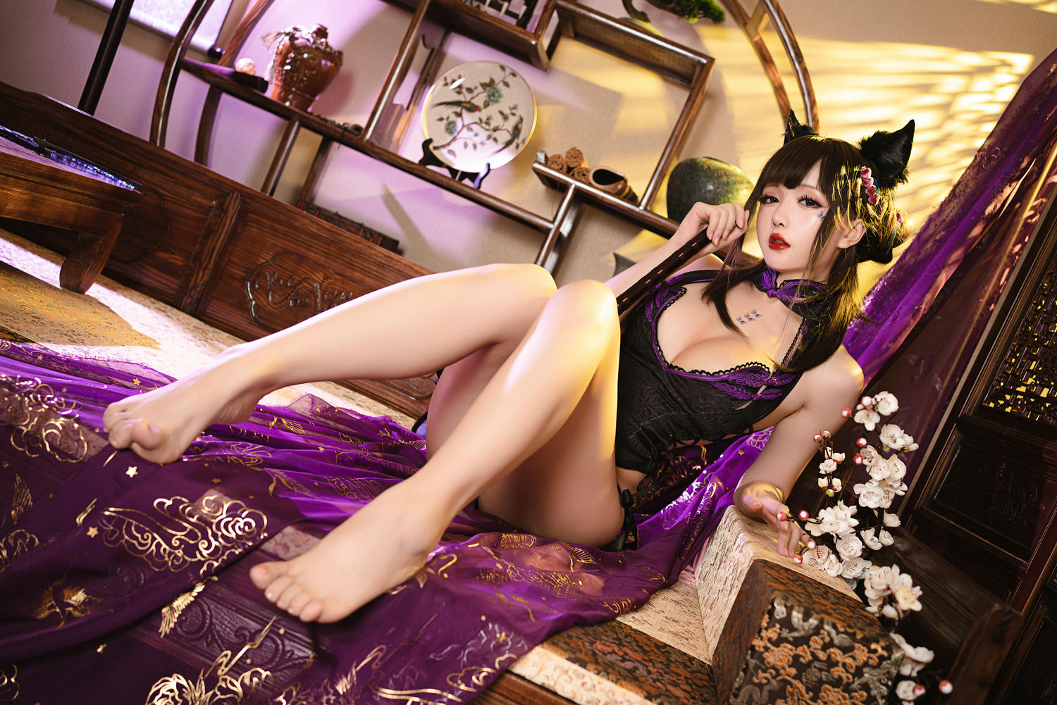 星之迟迟 NO.166 蝴蝶旗袍 [46P-219MB]_第1集