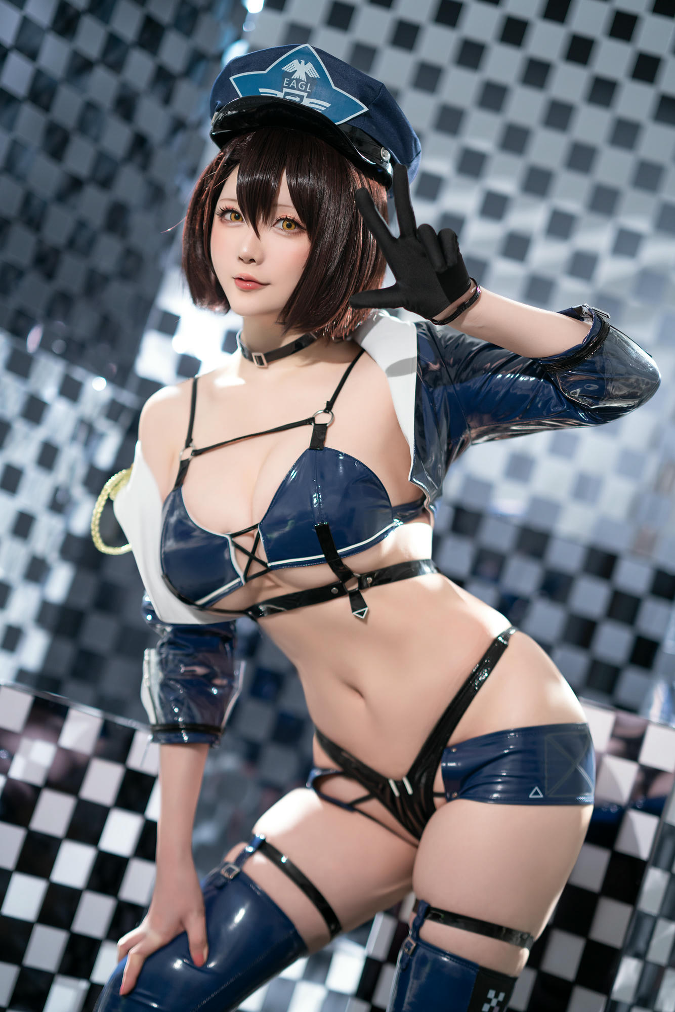 星之迟迟 NO.185 2023 3月计划B 碧蓝航线 巴尔的摩赛车服 [51P1V 379MB]_第1集