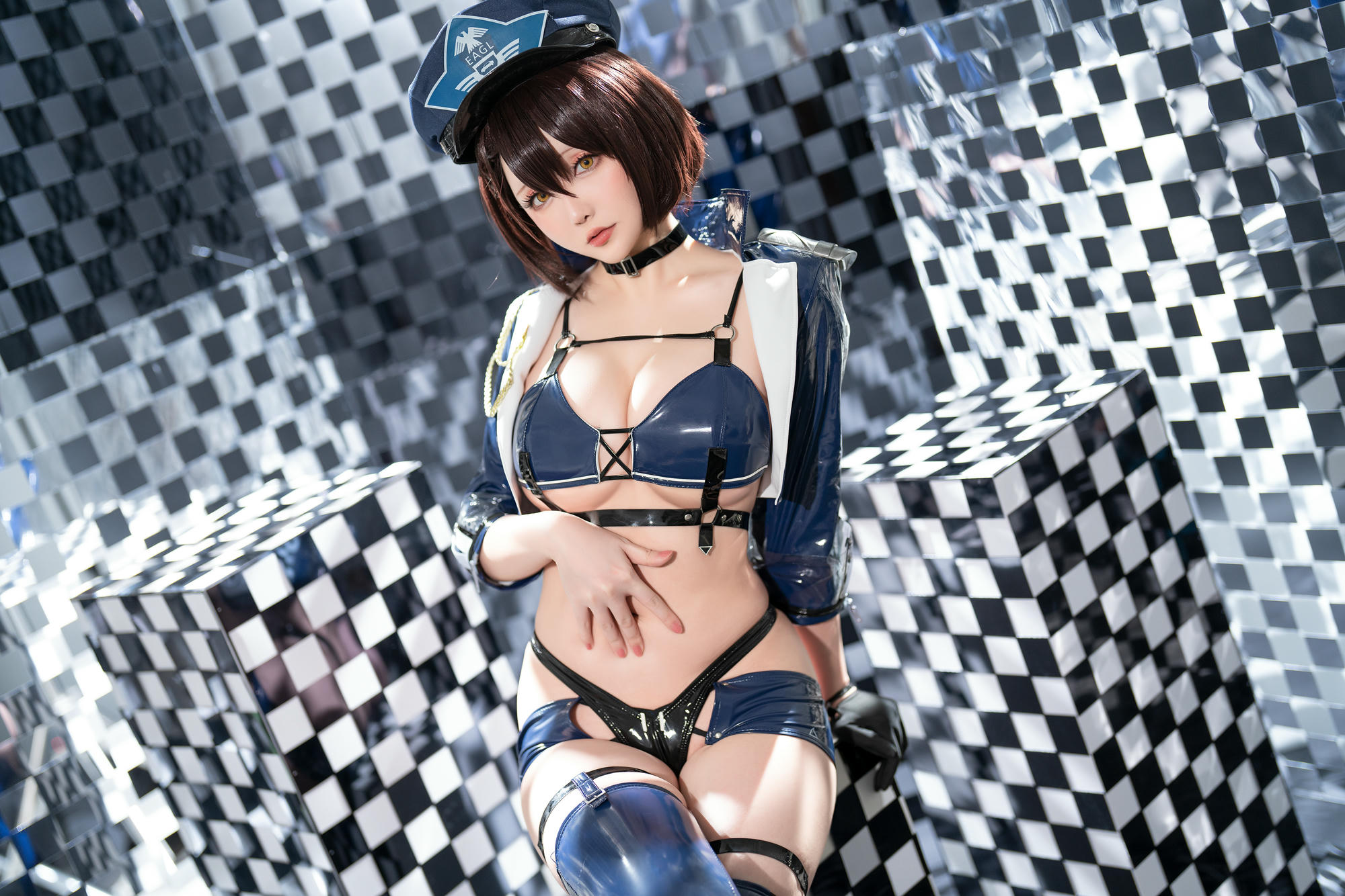 星之迟迟 NO.185 2023 3月计划B 碧蓝航线 巴尔的摩赛车服 [51P1V 379MB]_第2集