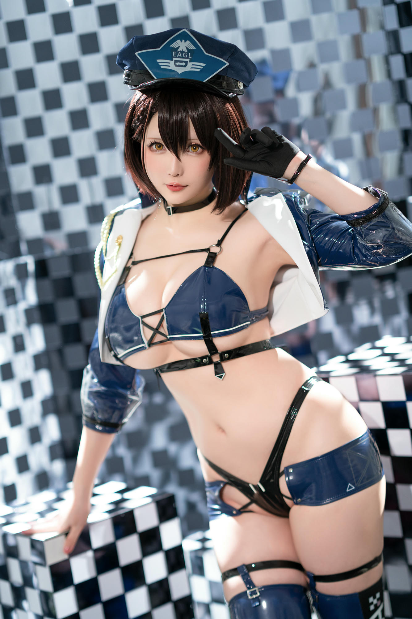 星之迟迟 NO.185 2023 3月计划B 碧蓝航线 巴尔的摩赛车服 [51P1V 379MB]_第1集