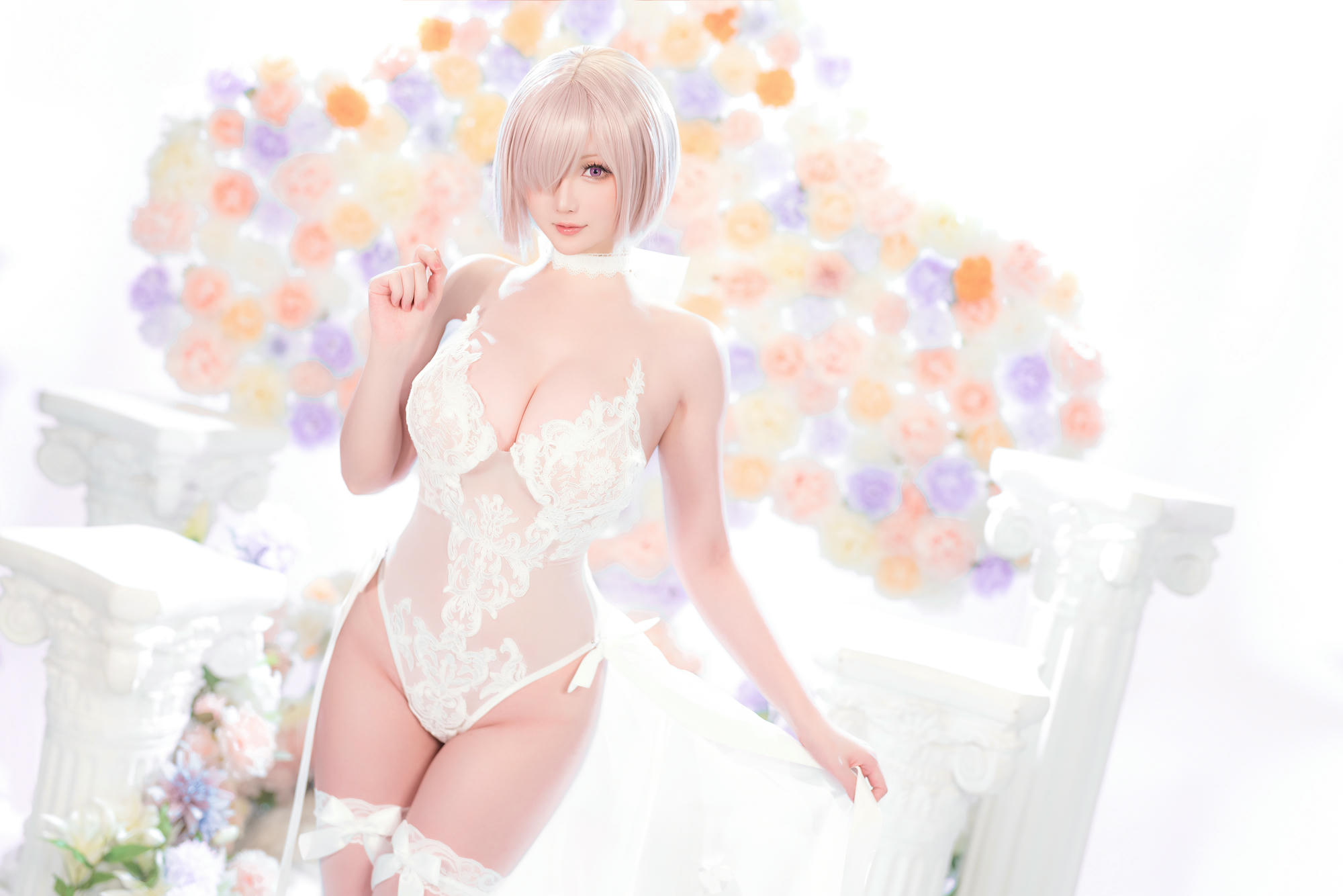 星之迟迟 NO.186 2023 3月计划C FGO 玛修婚纱 [78P1V 423MB]_第1集