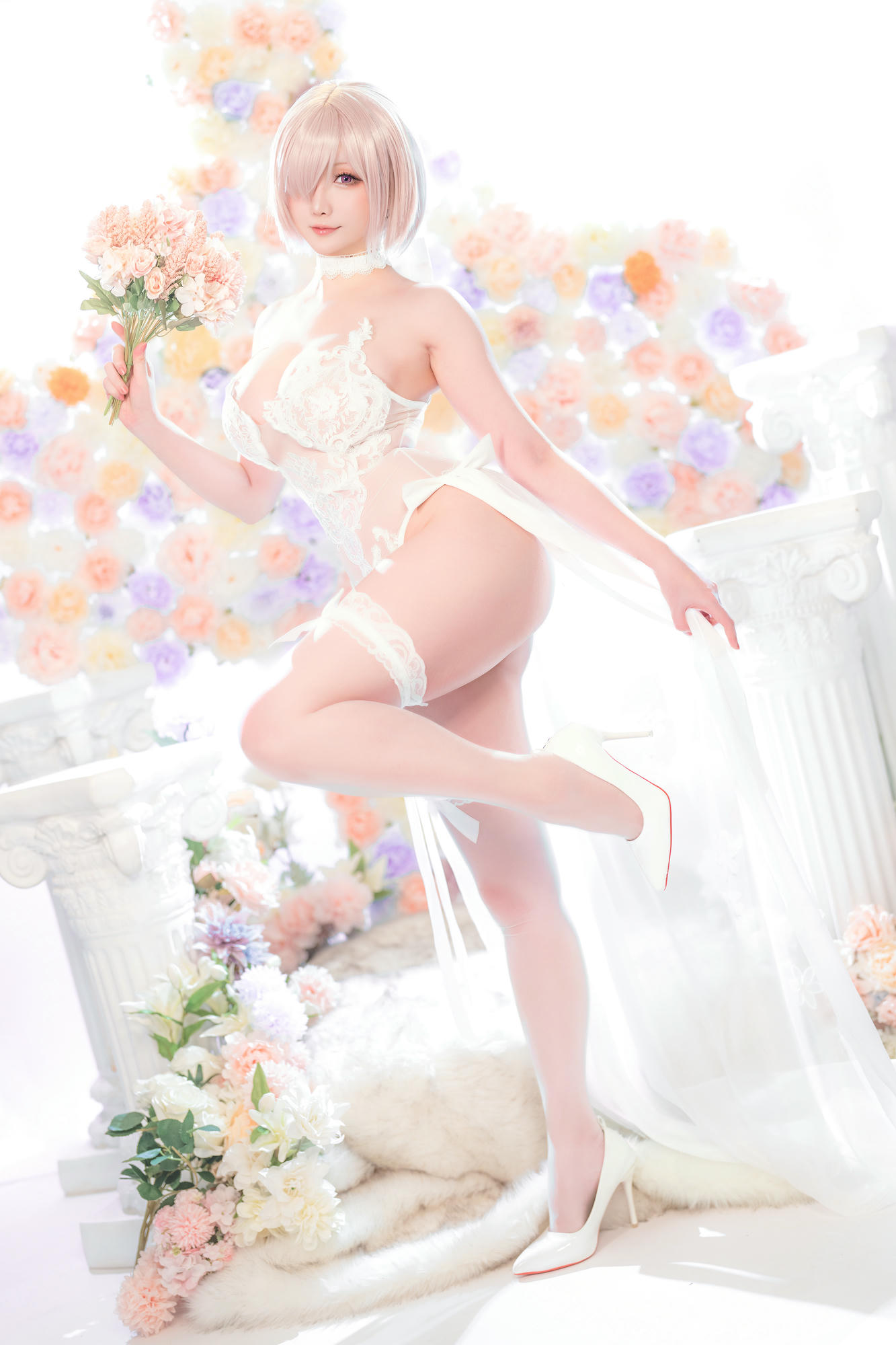 星之迟迟 NO.186 2023 3月计划C FGO 玛修婚纱 [78P1V 423MB]_第1集