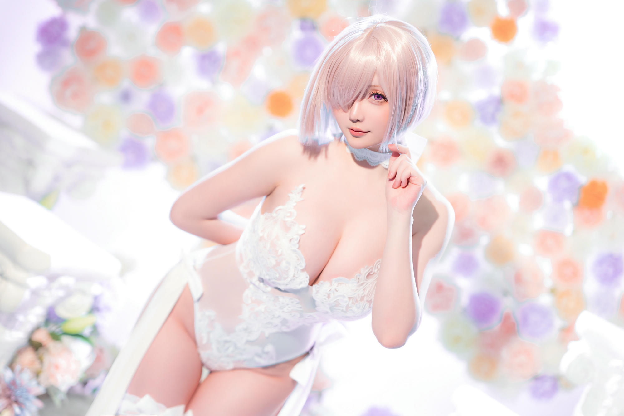 星之迟迟 NO.186 2023 3月计划C FGO 玛修婚纱 [78P1V 423MB]_第3集