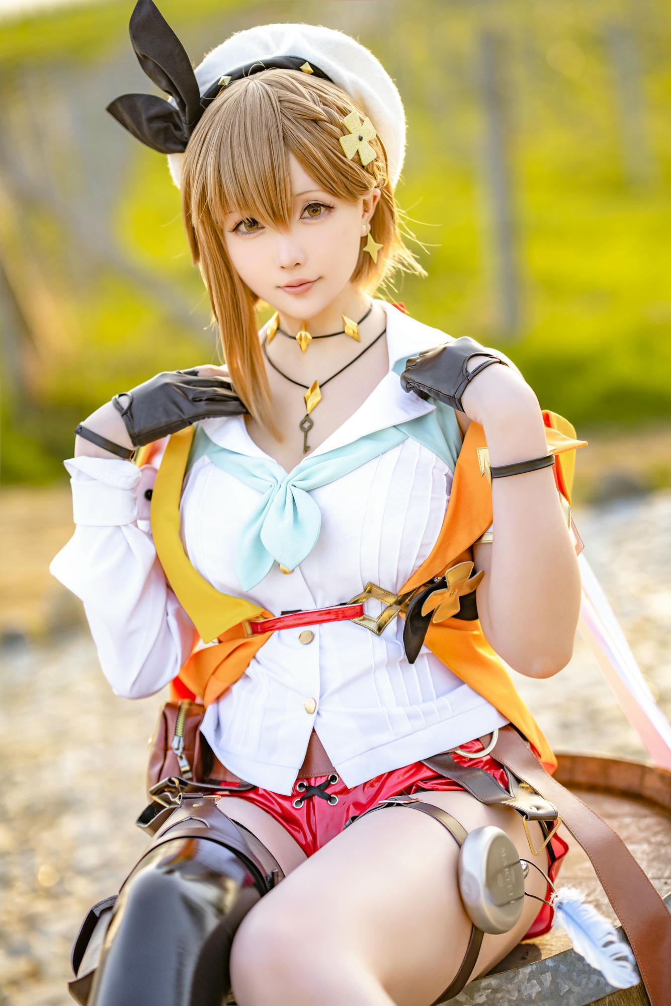 星之迟迟 NO.189 2023 4月计划A 莱莎的炼金工坊2-莱莎 [38P 210MB]_第1集