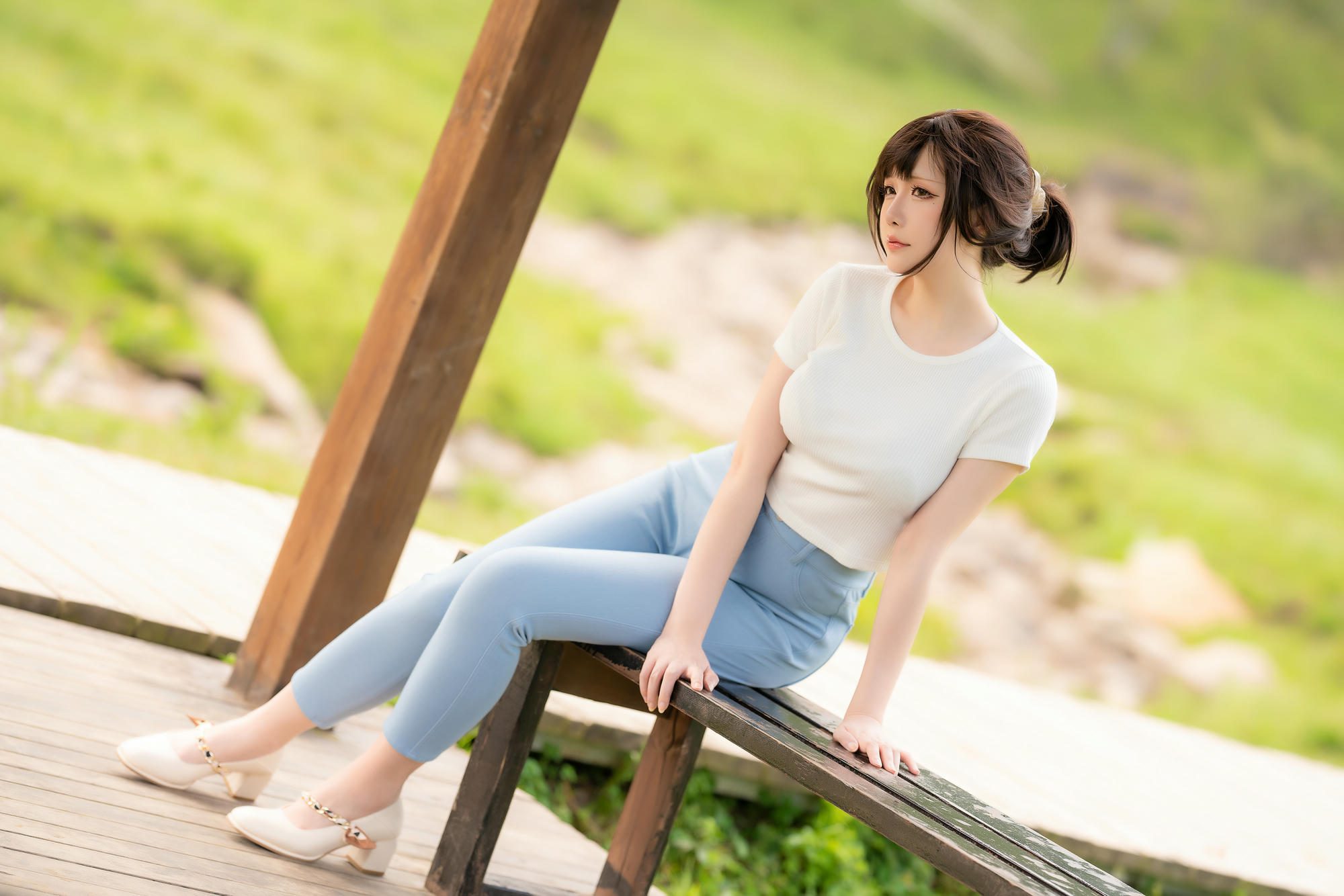 星之迟迟 NO.200 2023 5月 户外 微风[56P-354.1M]_第1集