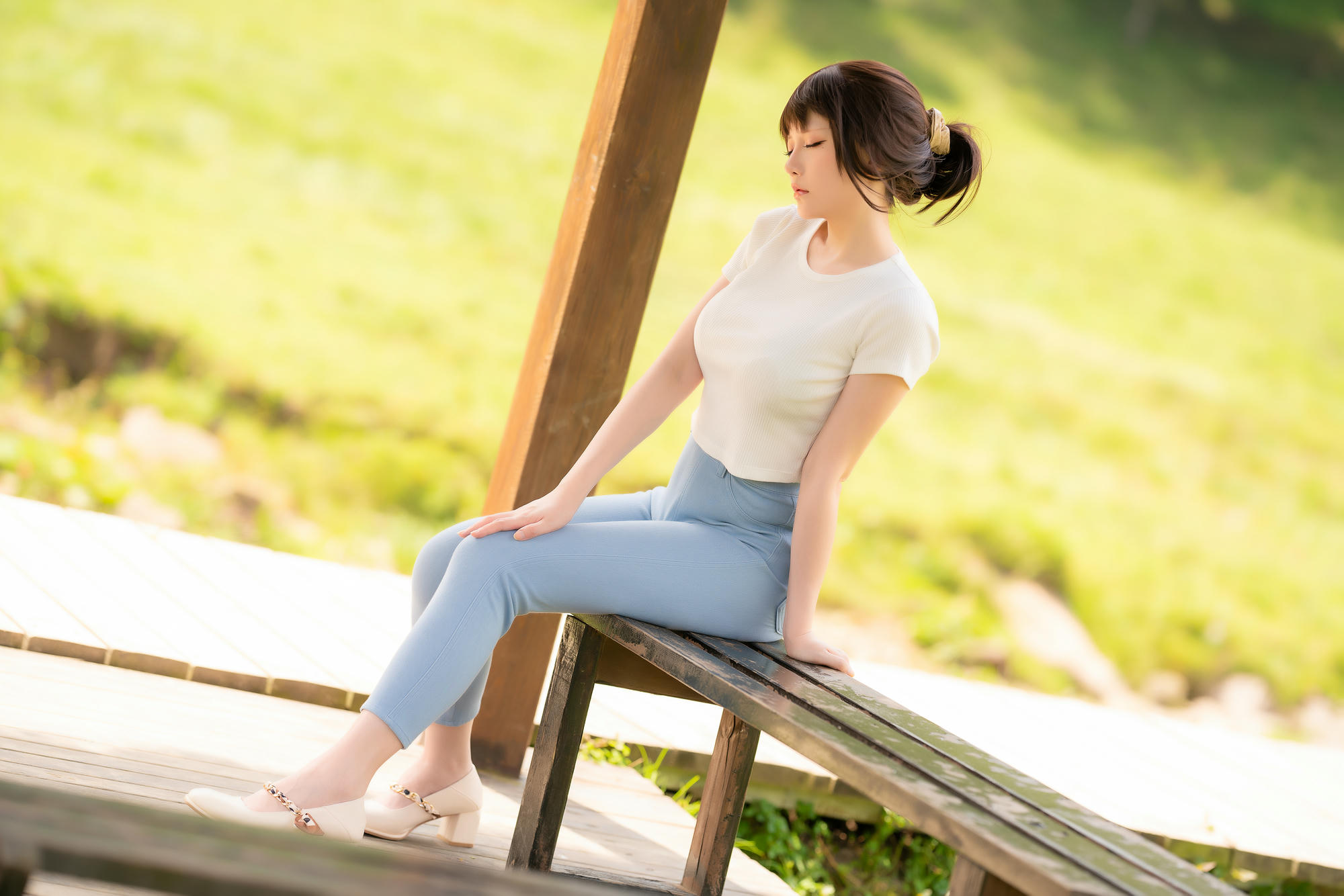 星之迟迟 NO.200 2023 5月 户外 微风[56P-354.1M]_第1集