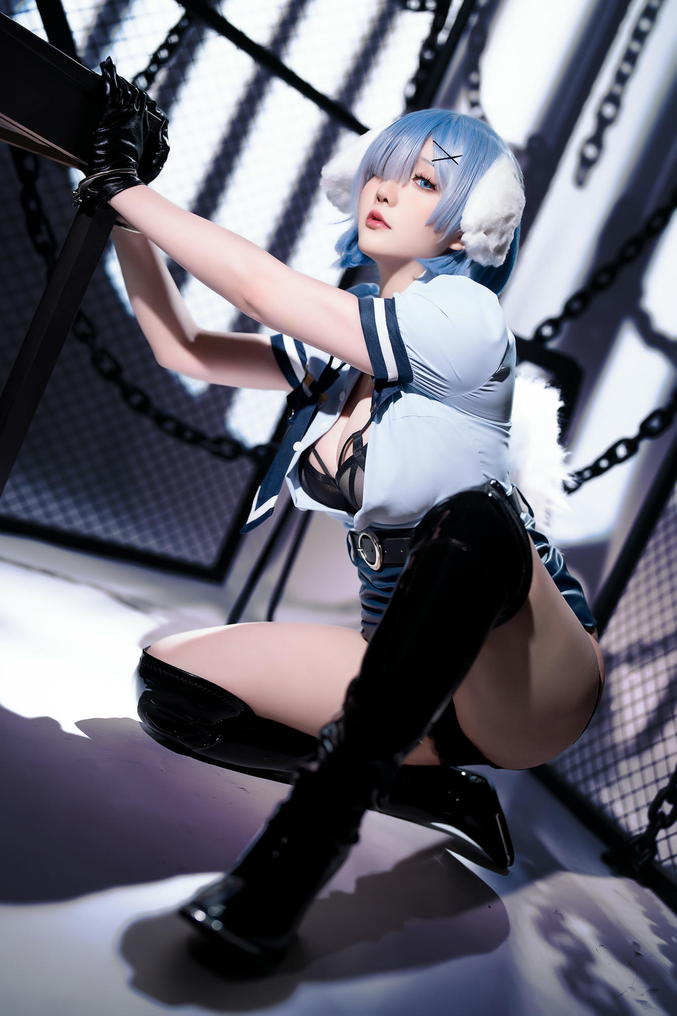 星之迟迟 NO.236 2024-2-C RE0 蕾姆 狗耳警官 [101P1V-3.73GB]_第4集