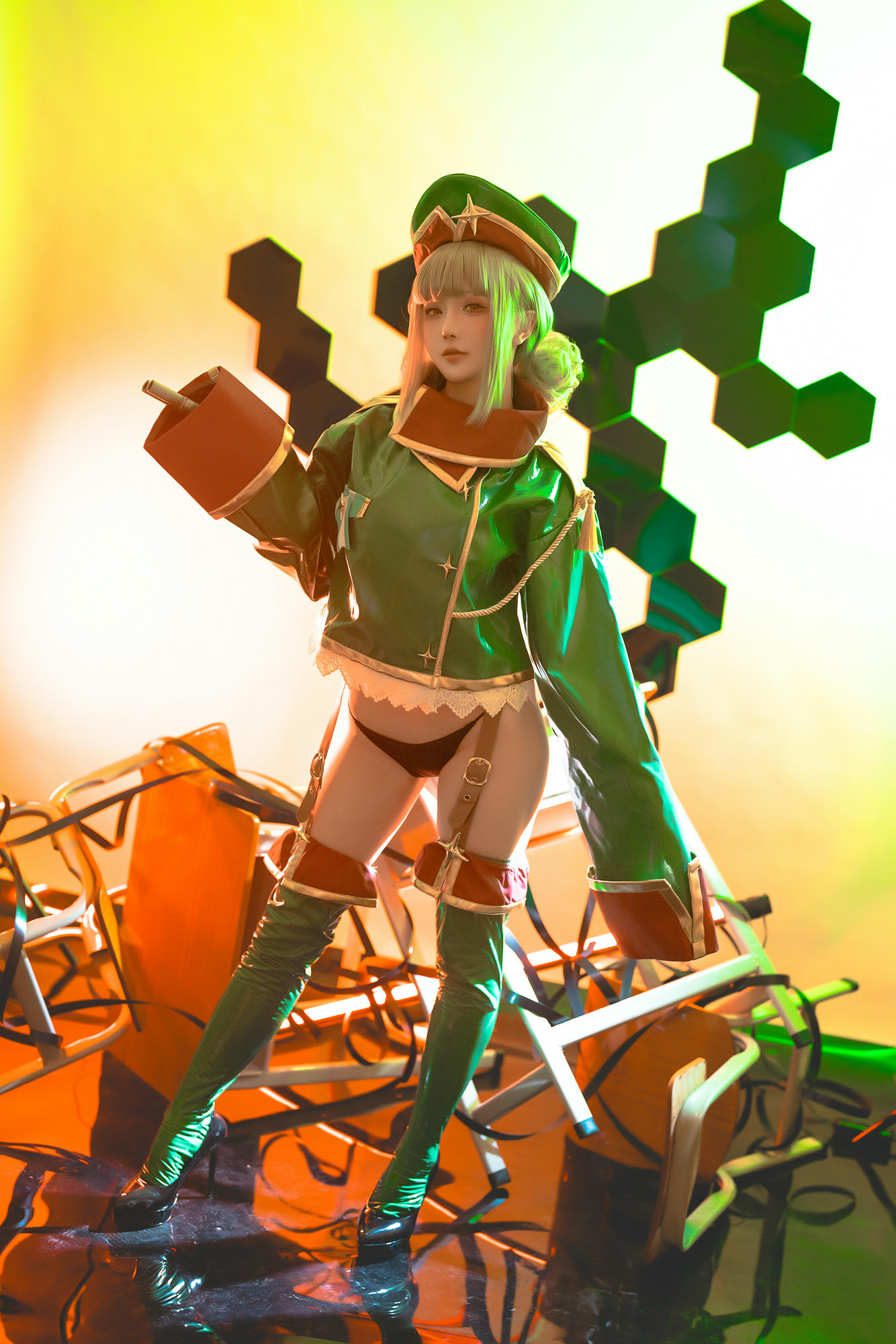 星之迟迟 NO.253 2024-8-G 憧憬成为魔法少女—阿良河基维 [28P 263MB]_第1集