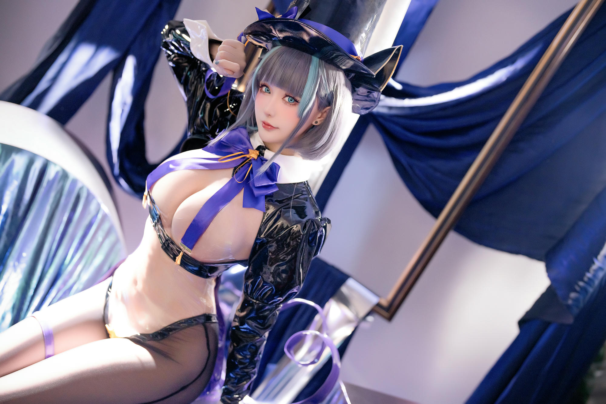 星之迟迟 NO.255 2024-8-A 碧蓝航线—柴郡 [32P 280MB]_第1集